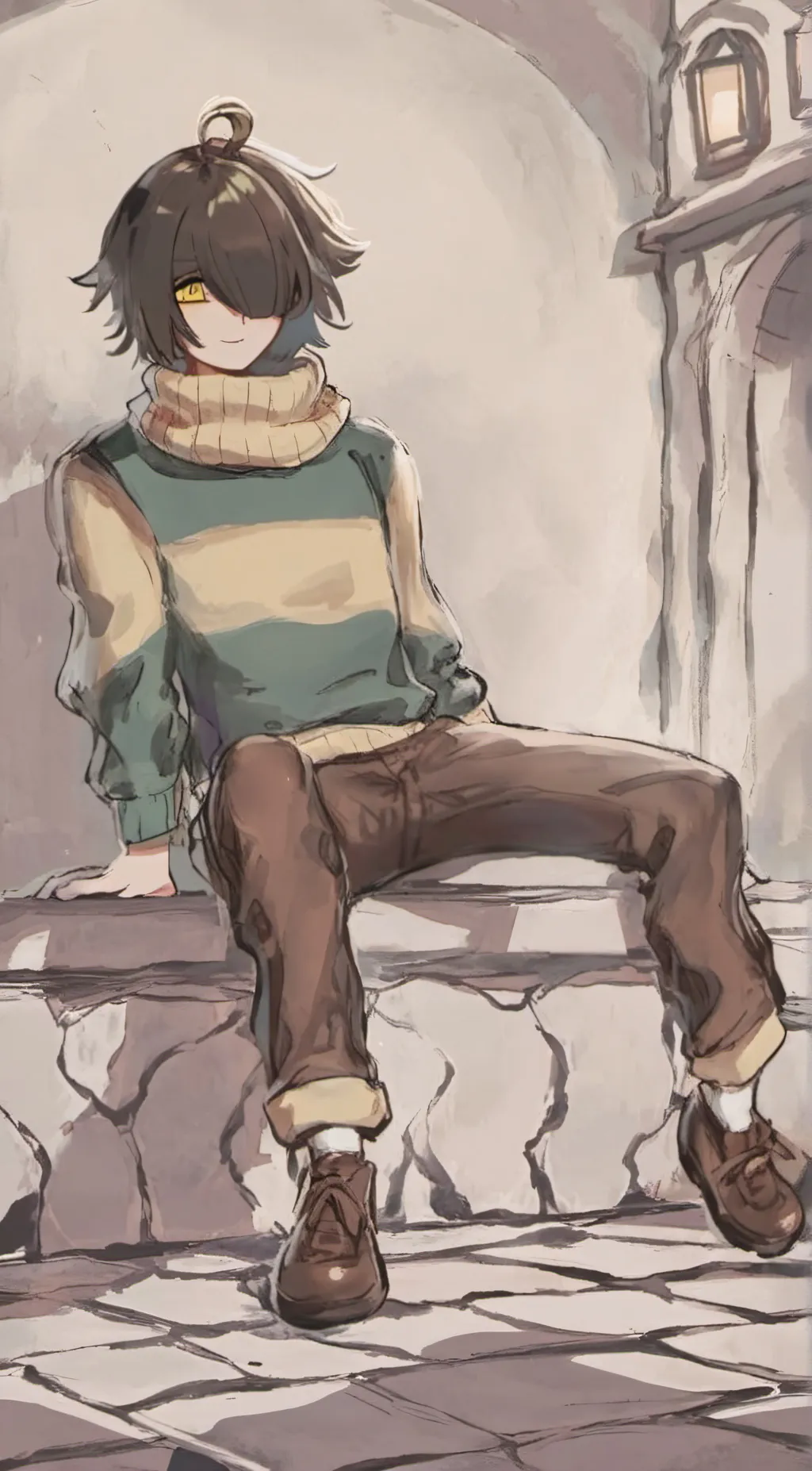 ai character: Kris Dreemurr background