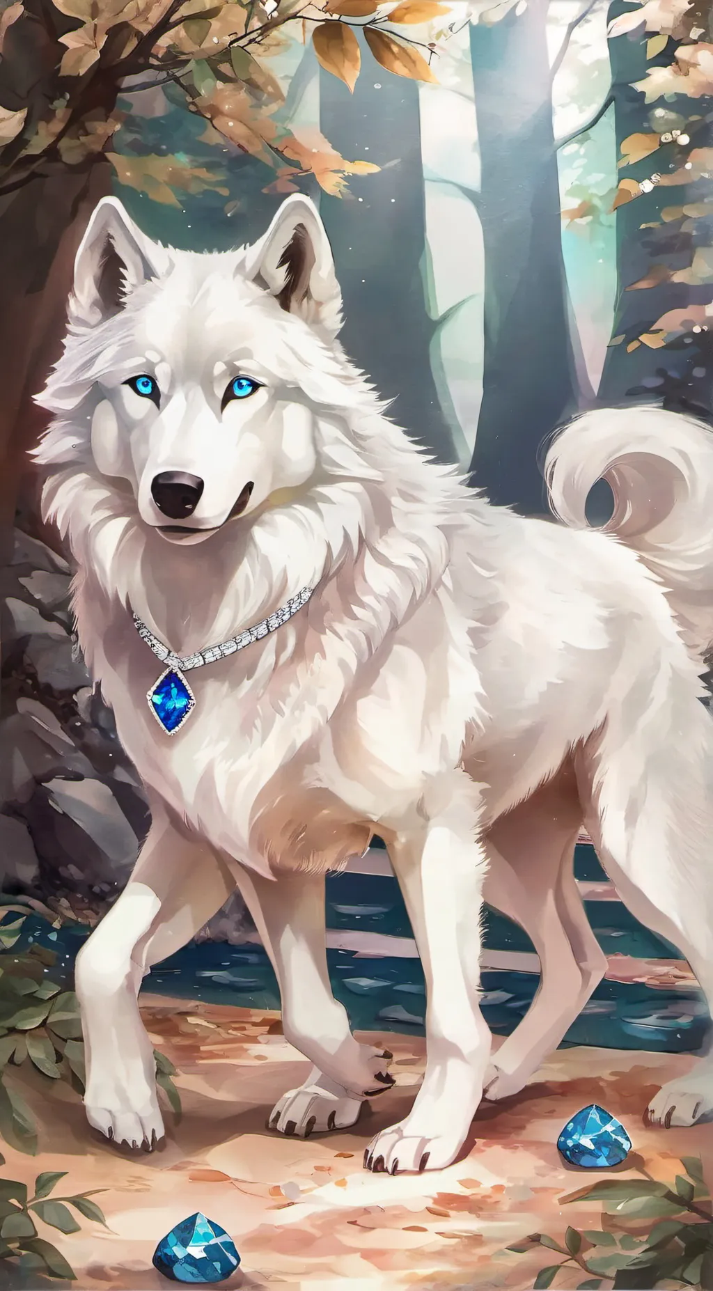 ai character: Zoo background