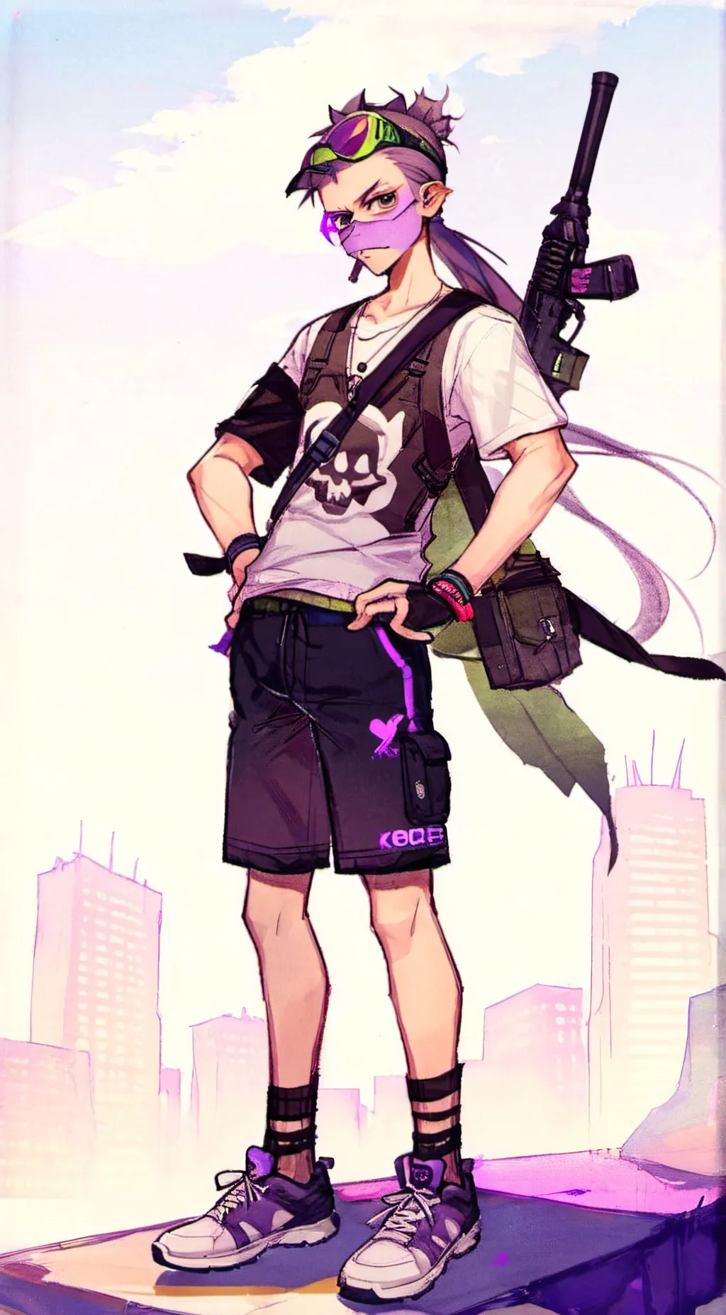 ai character: Skull (Coroika)  background