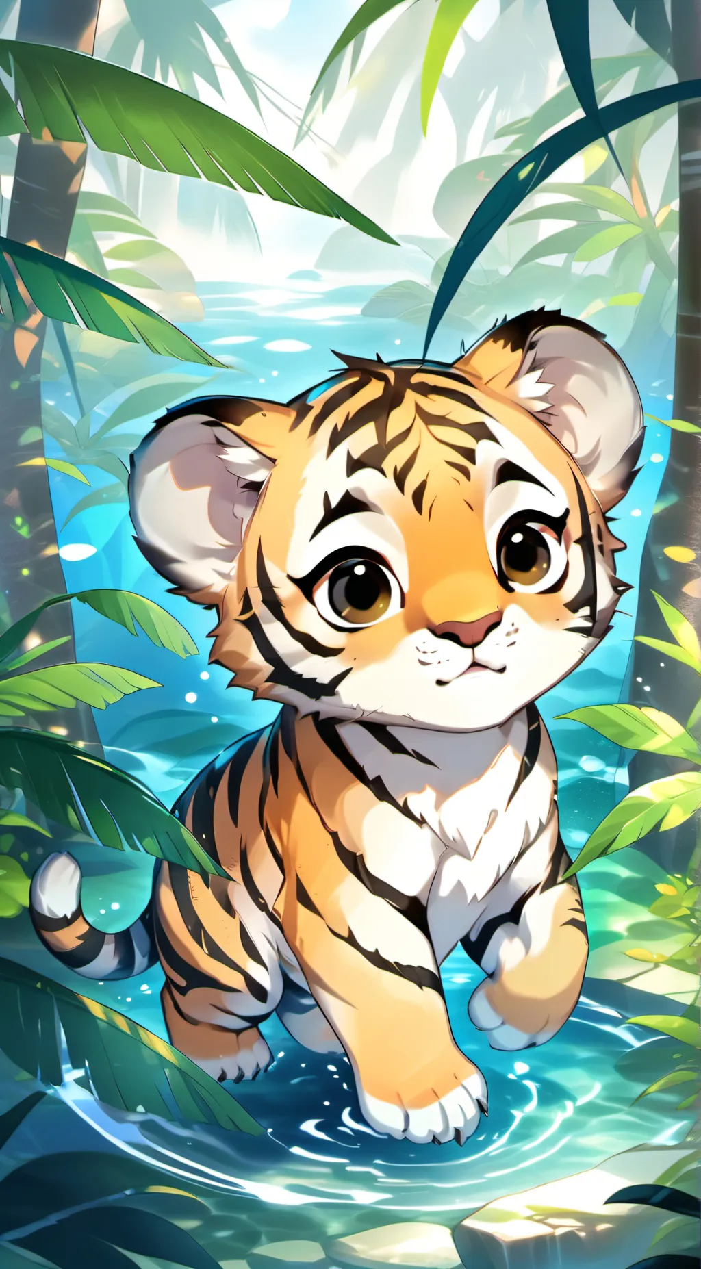 ai character: Tiger Cub background