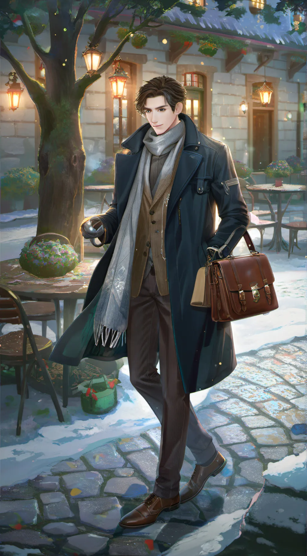 ai character: owen background