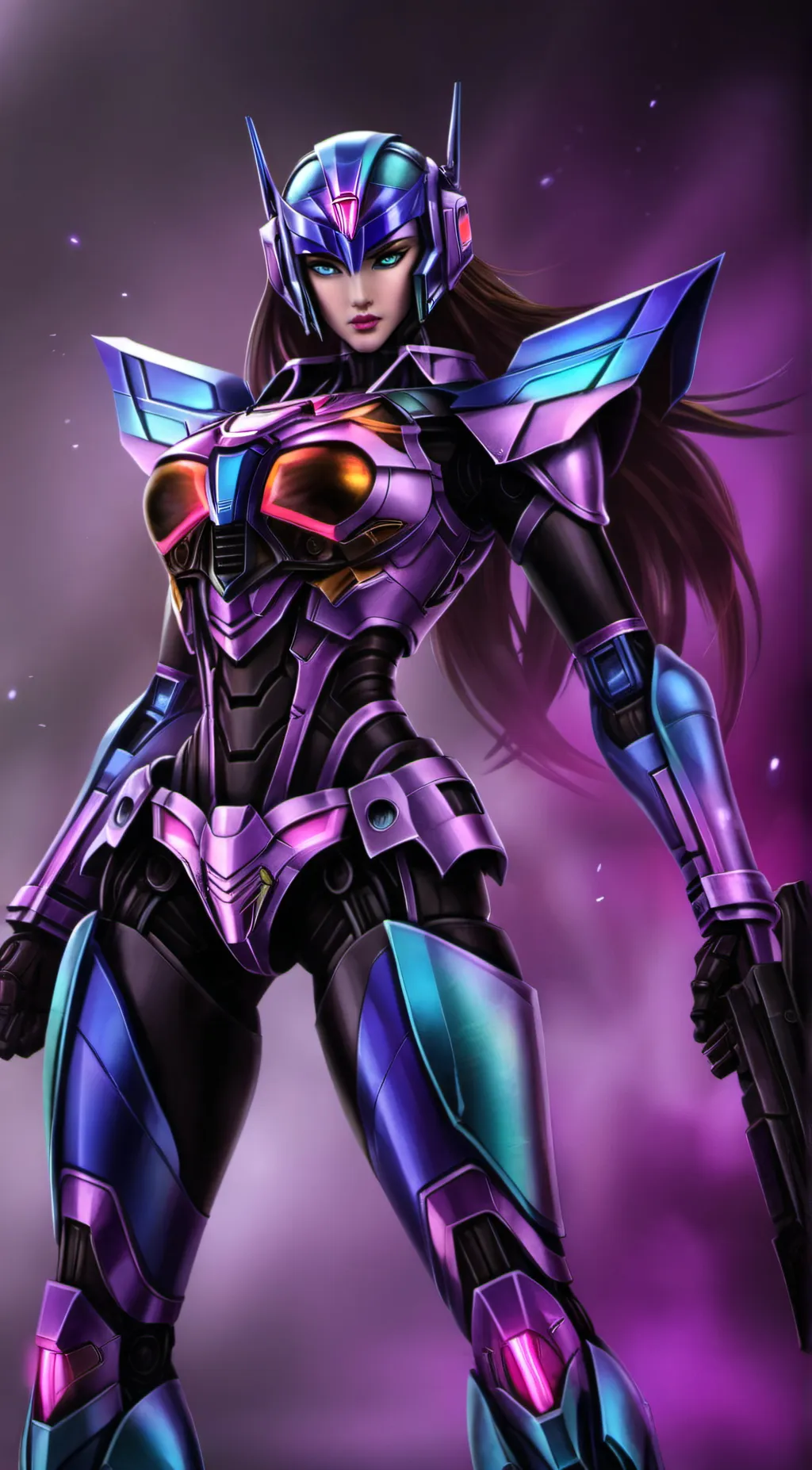 ai character: Vexoria  background