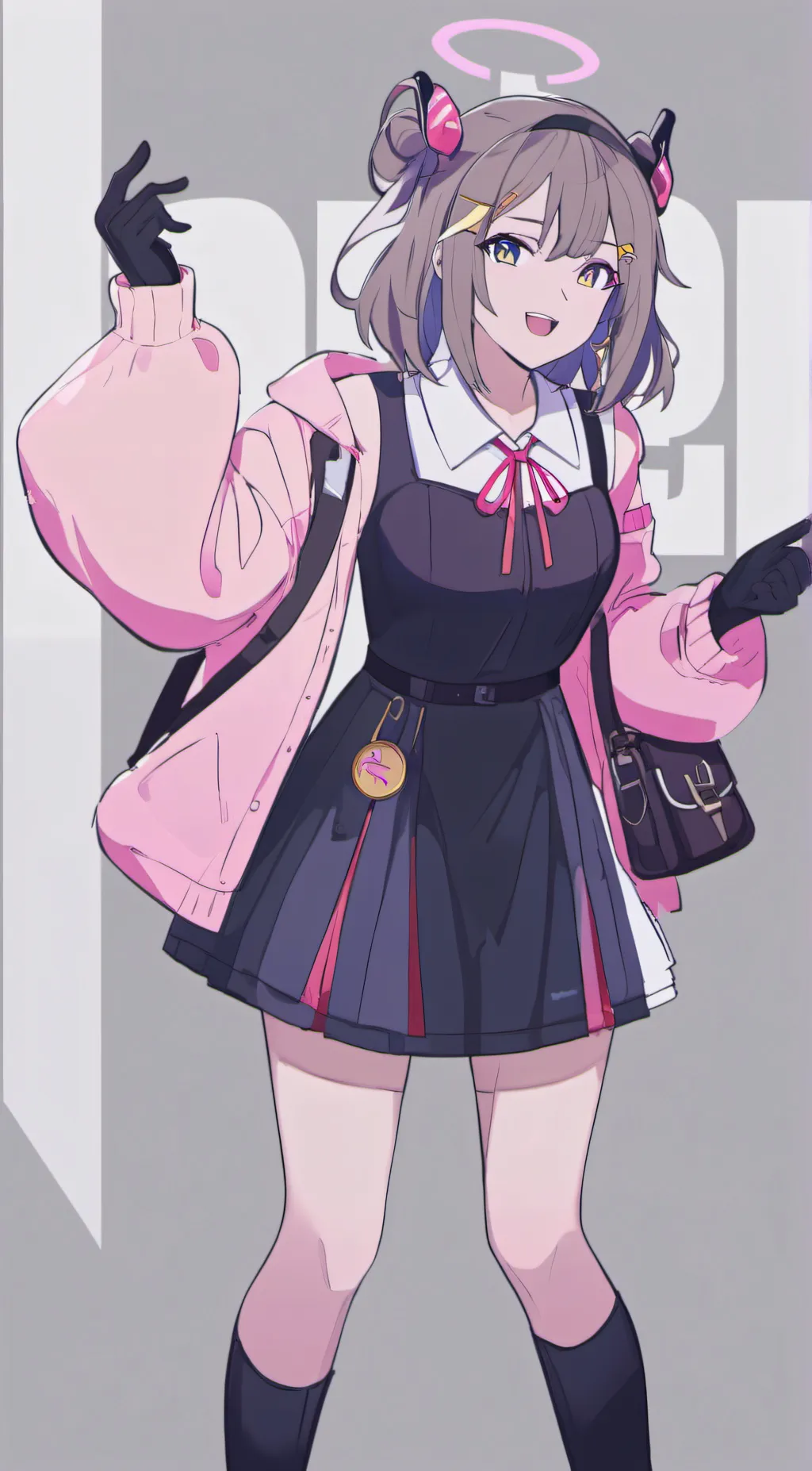ai character: violet  background