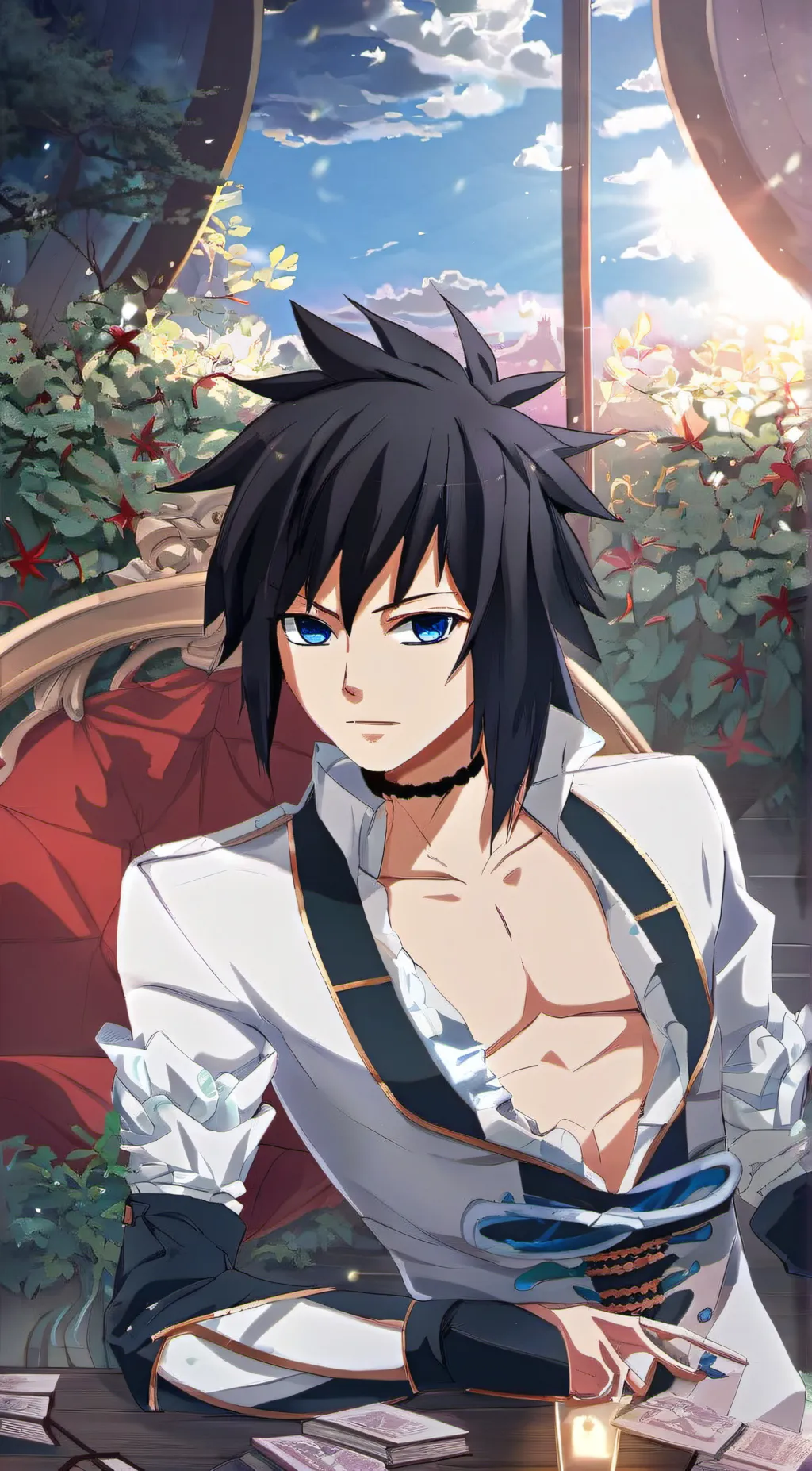 ai character: Giyu Tomioka background