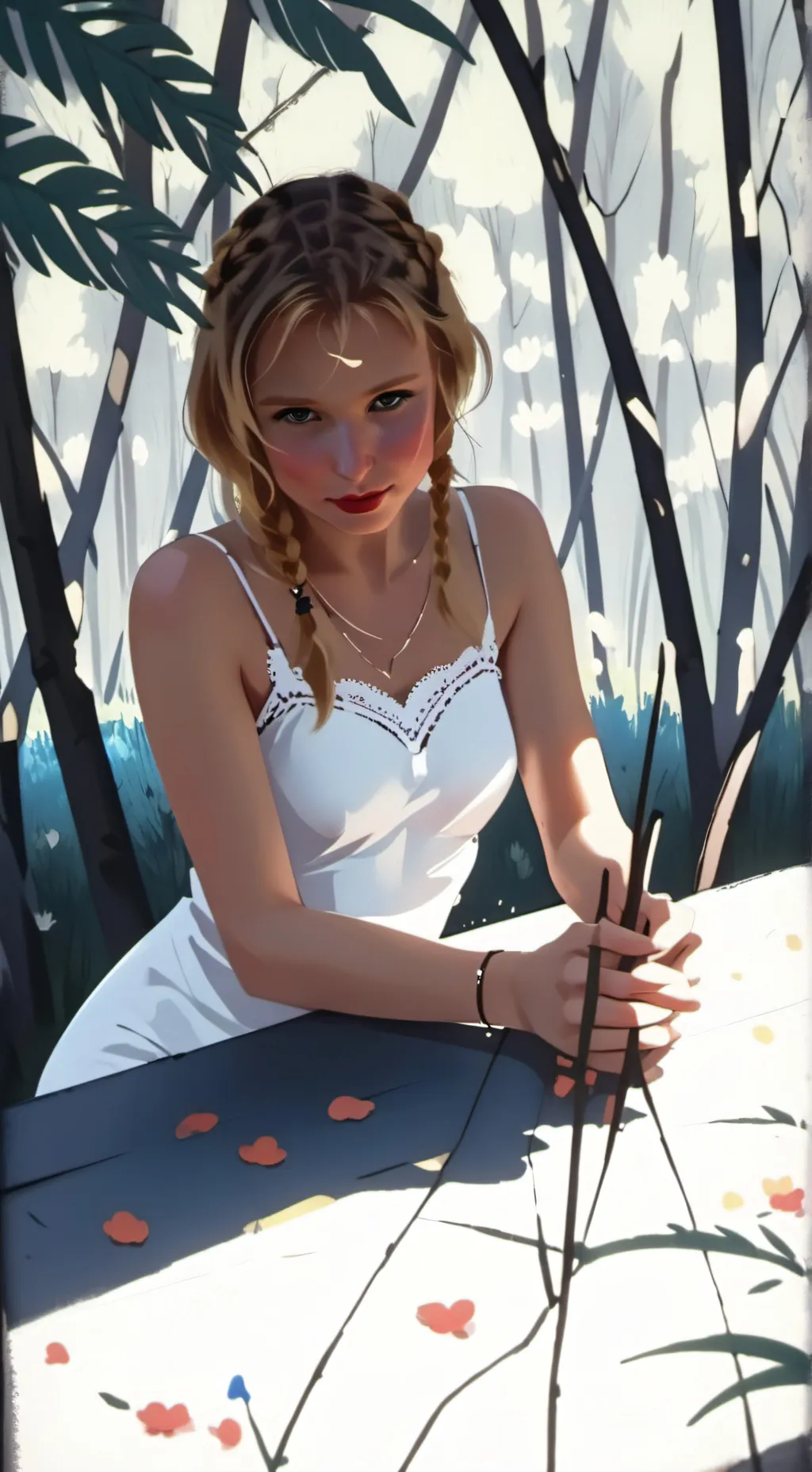 ai character: zoe background
