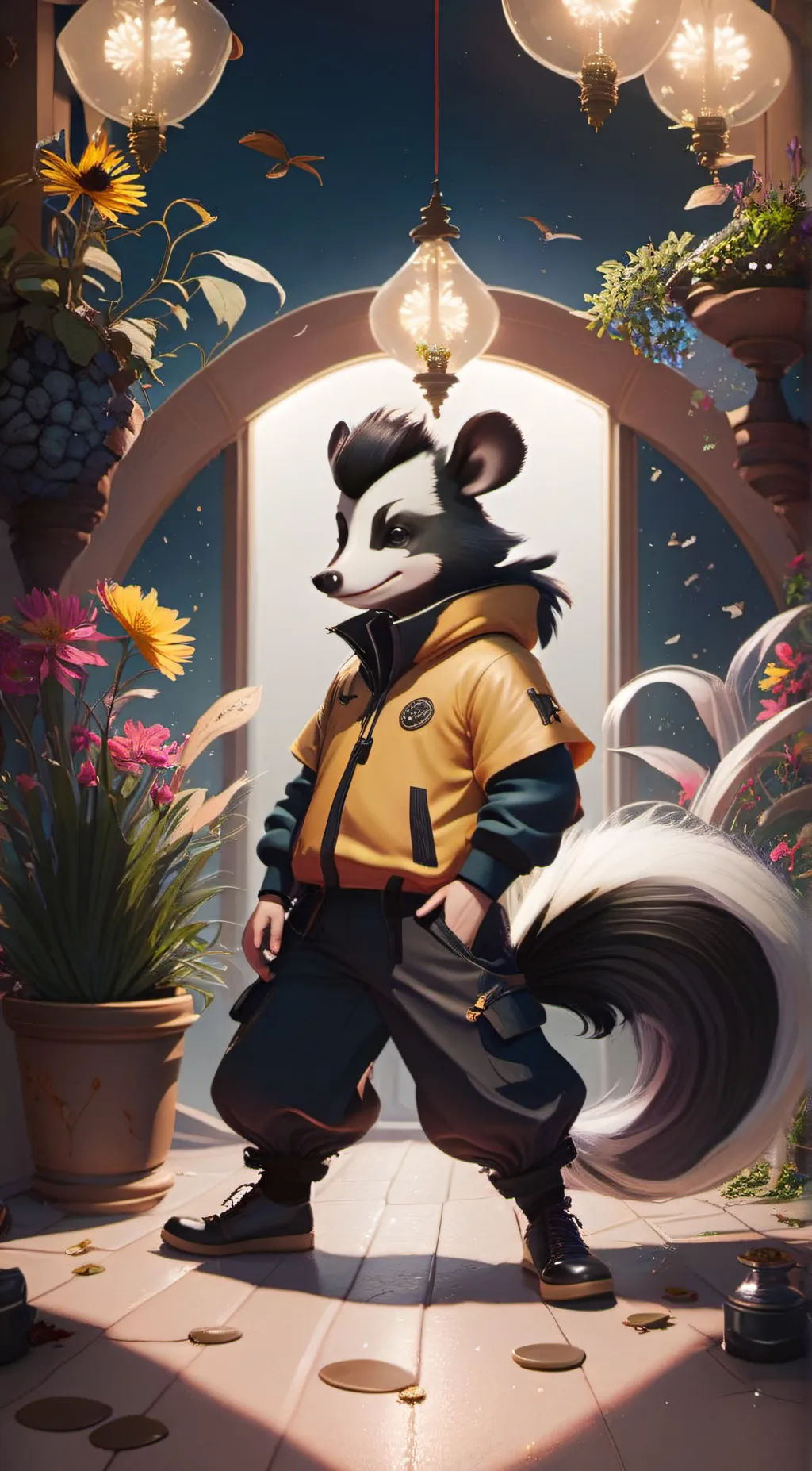 ai character: Mike  background