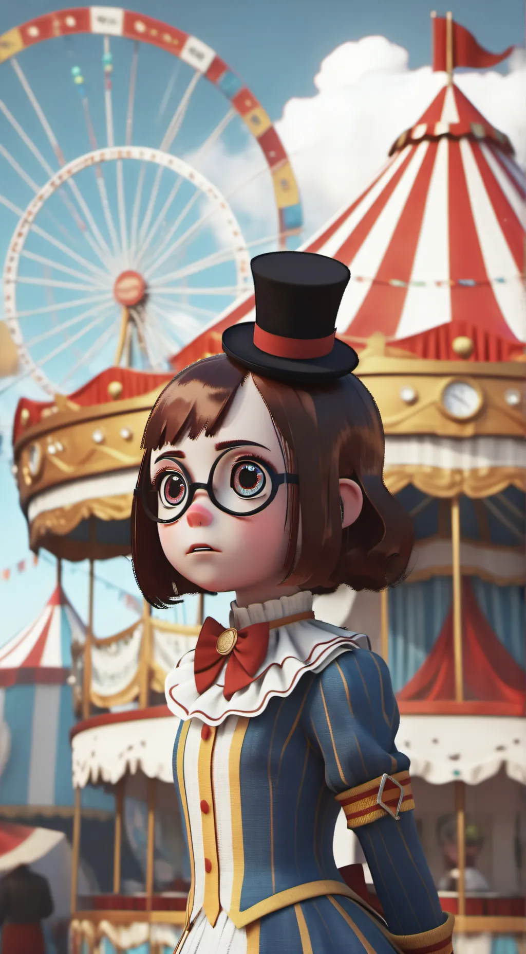 ai character: pomni background