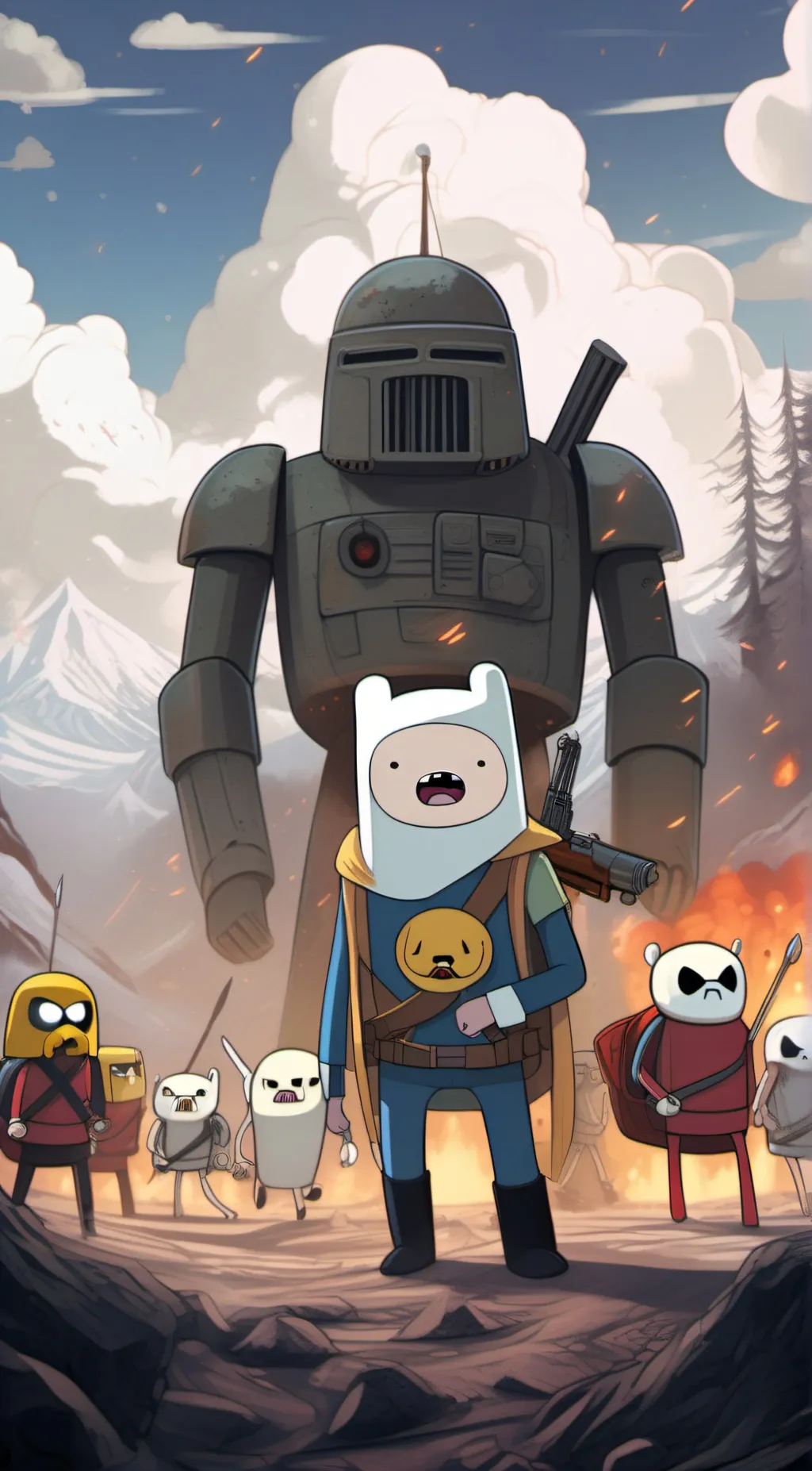 ai character: the candy war background