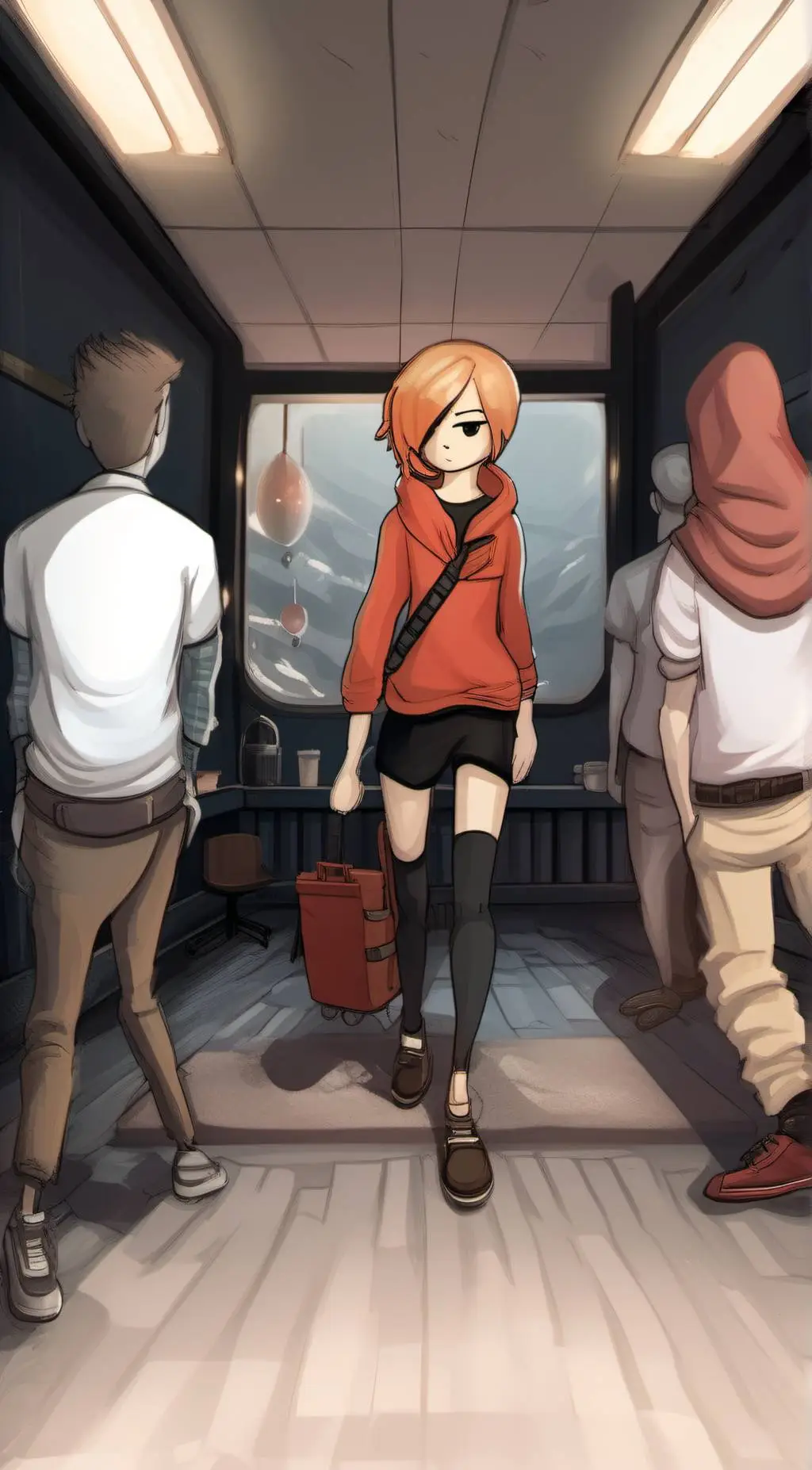 ai character: Stacey linde  background