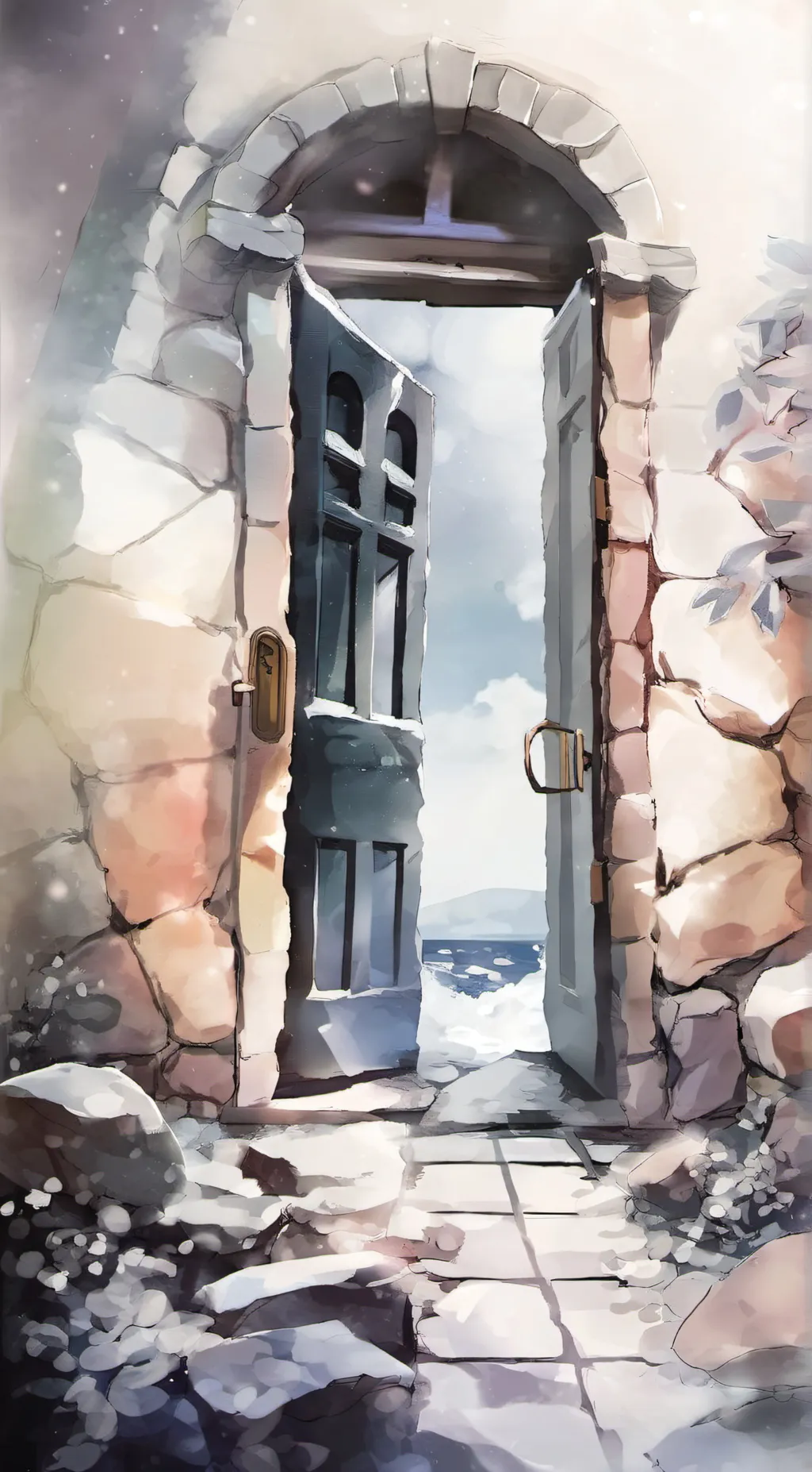 ai character: A Door background