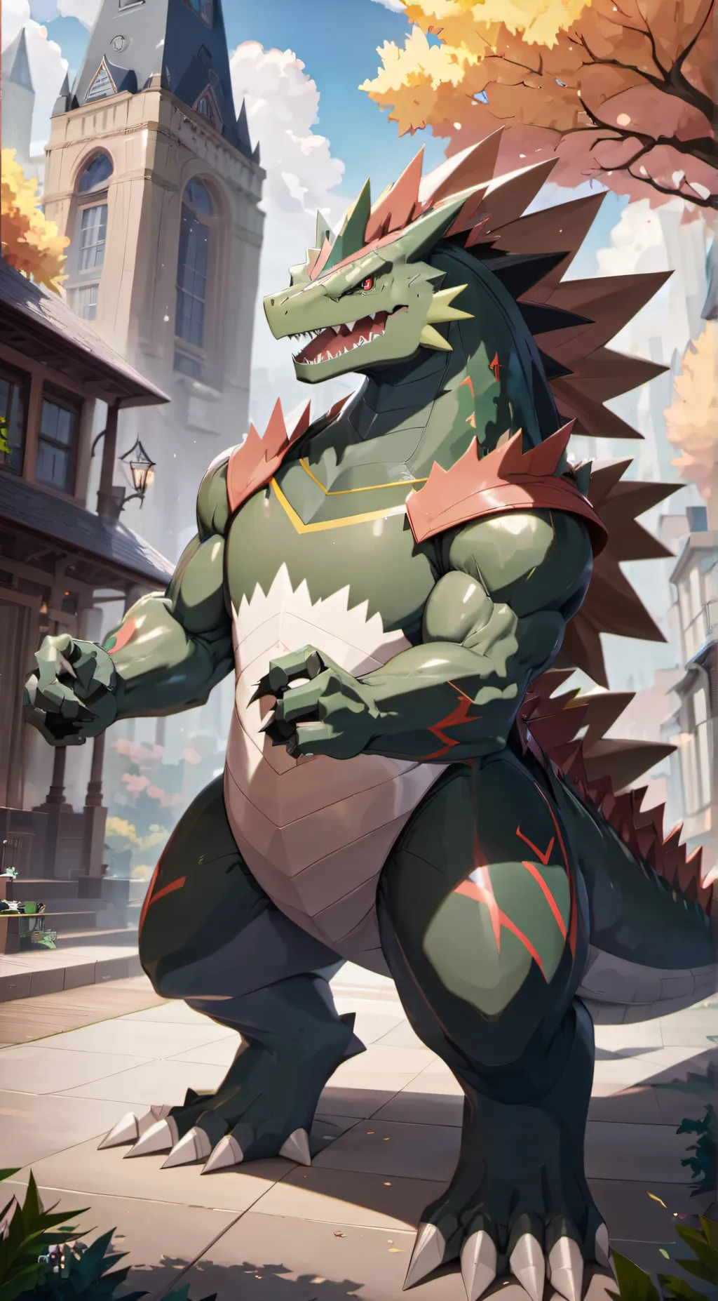 ai character: Tyranitar  background