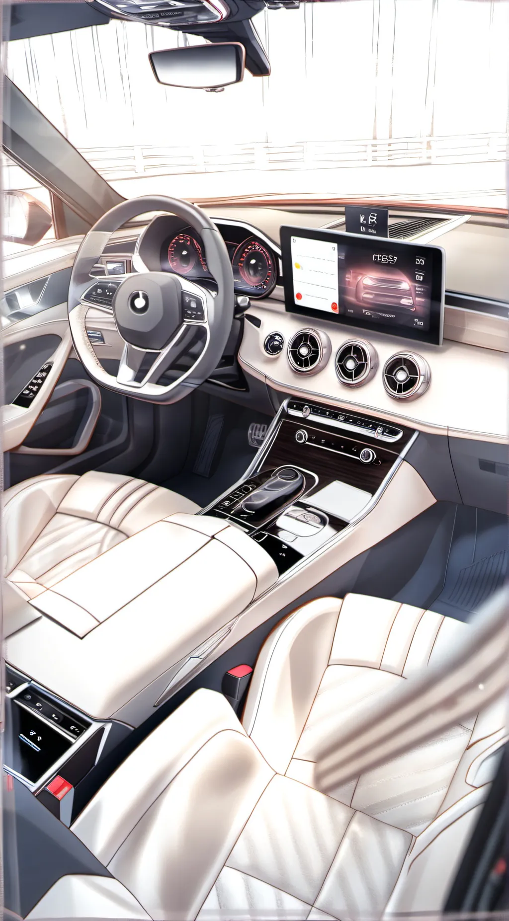 ai character: car background