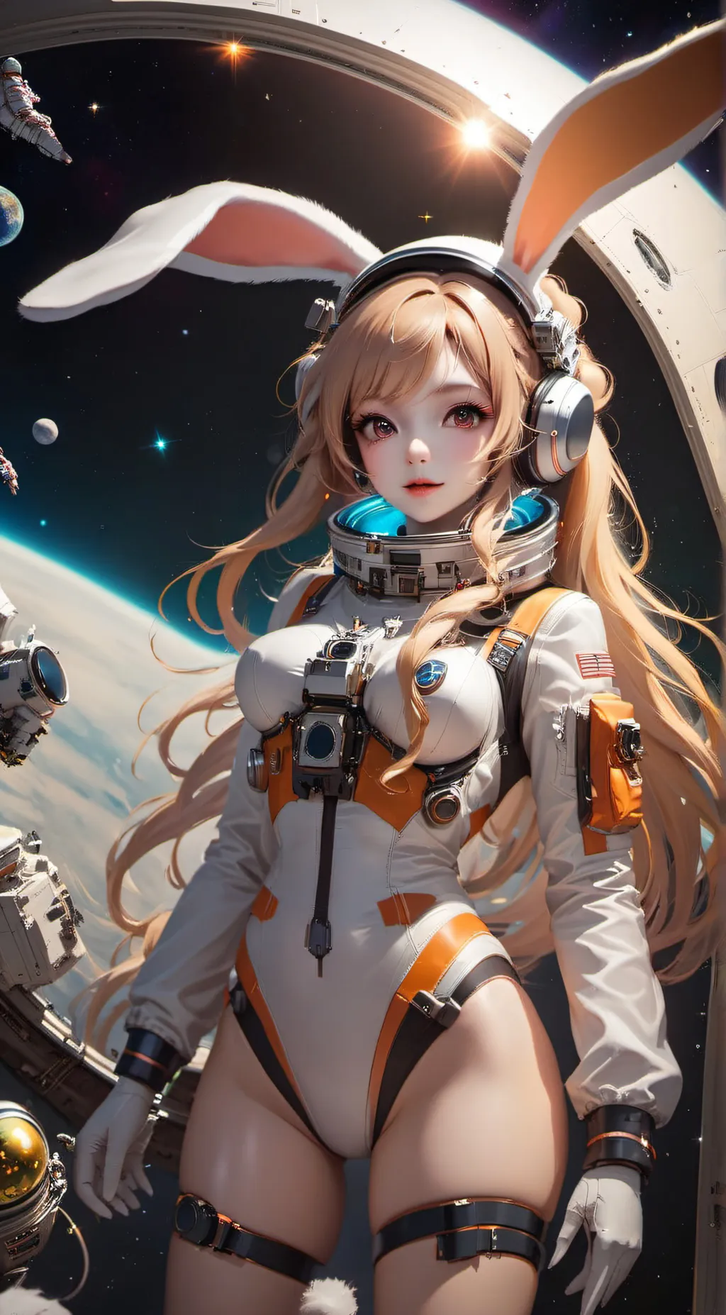 ai character: Luna background