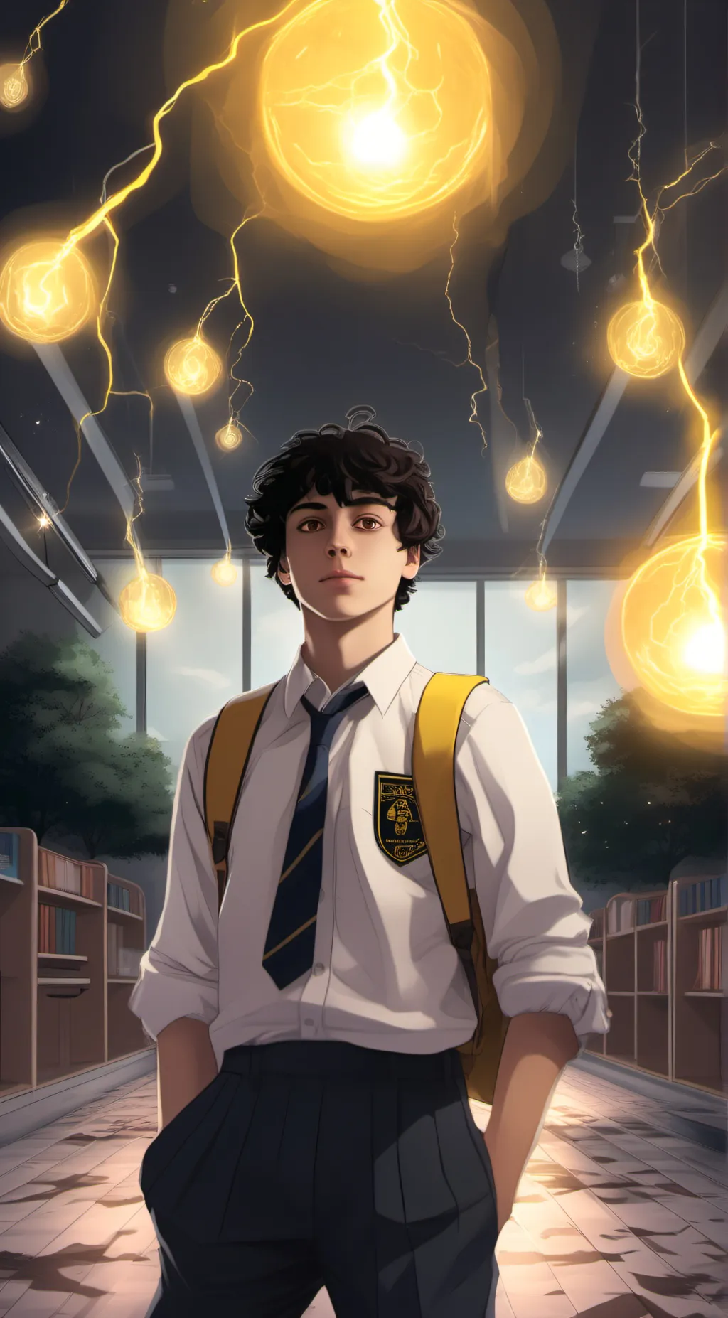 ai character: <. Roman .> background