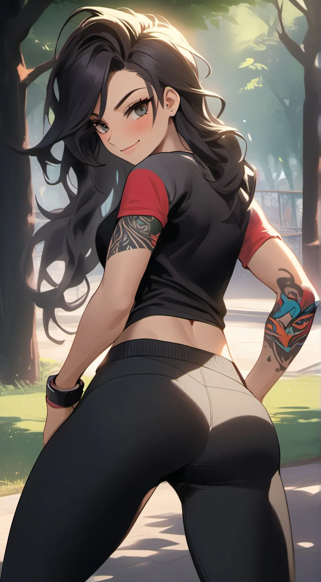 ai character: Aria background