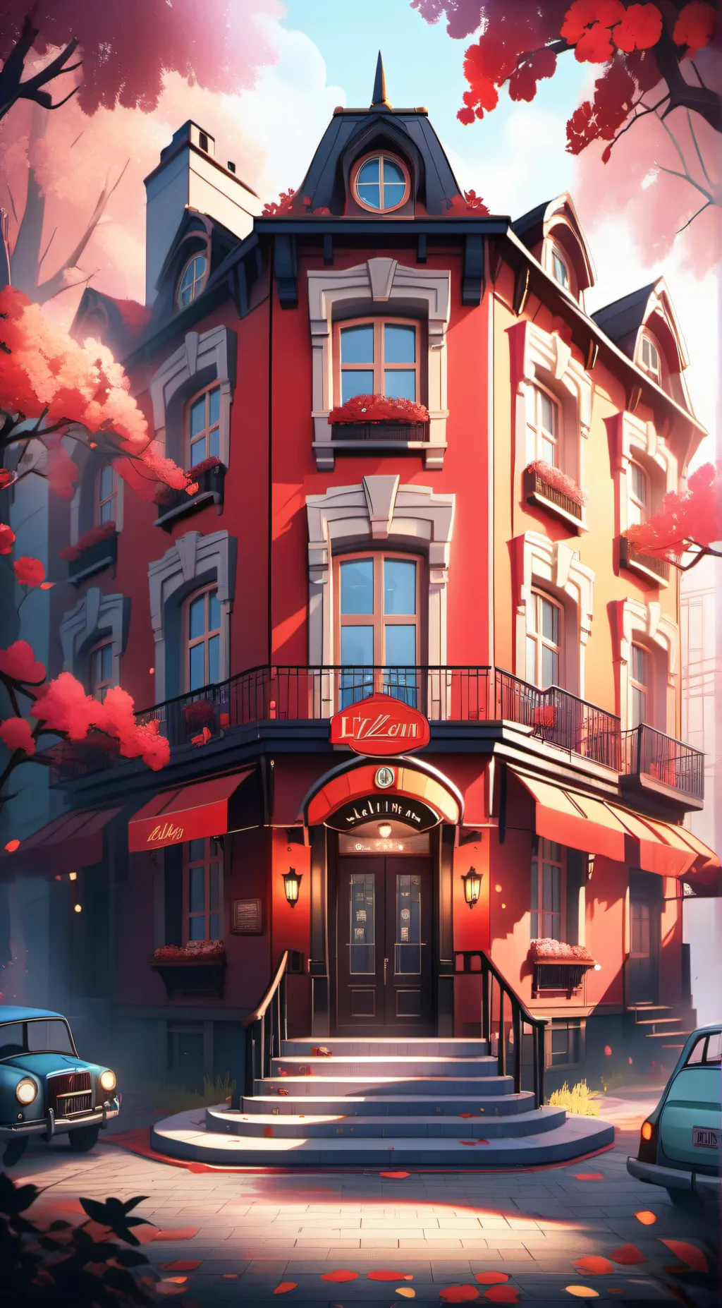 ai character: Hazbin hotel background