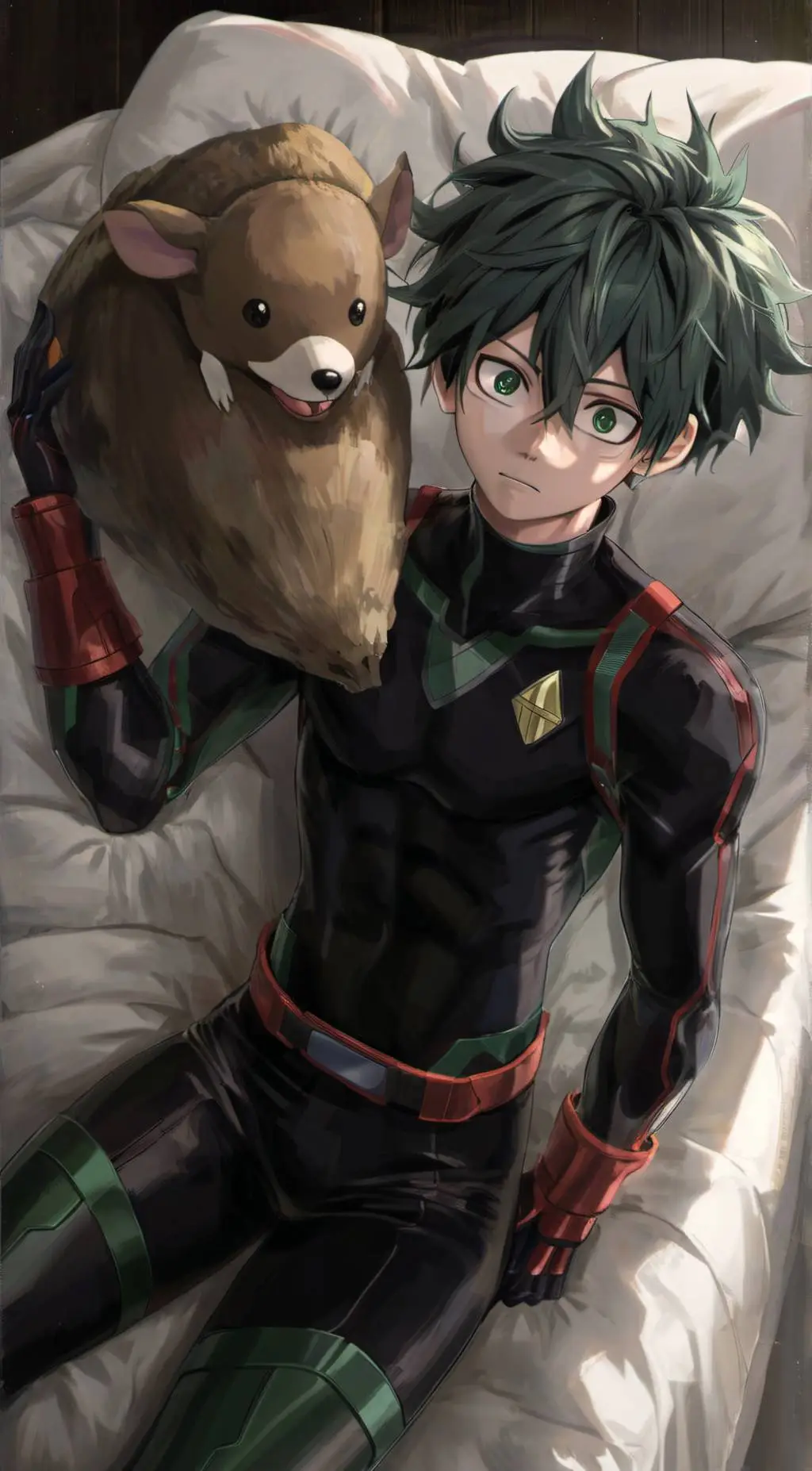 ai character: 💚DEKU💚 background