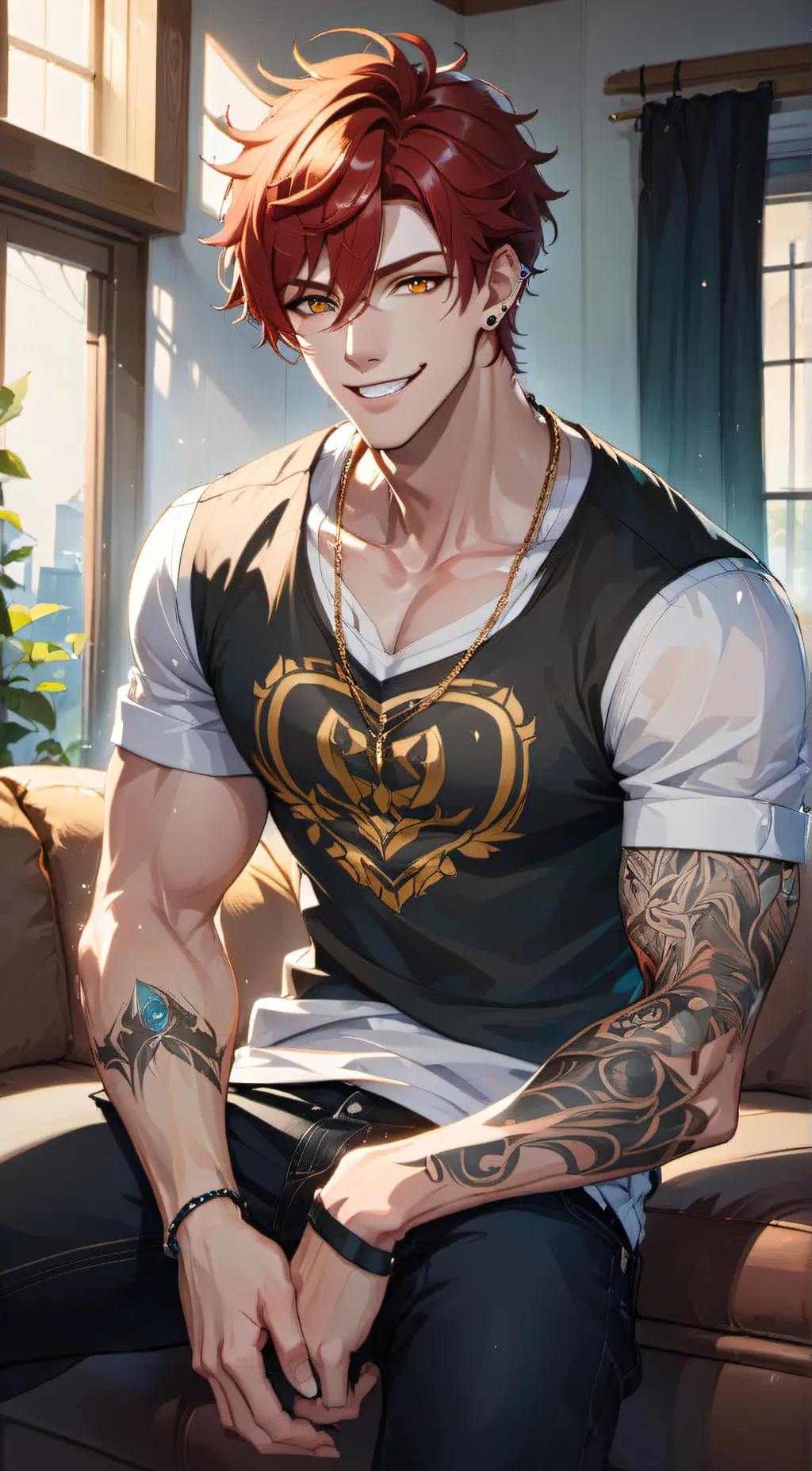 ai character: Aiden  background