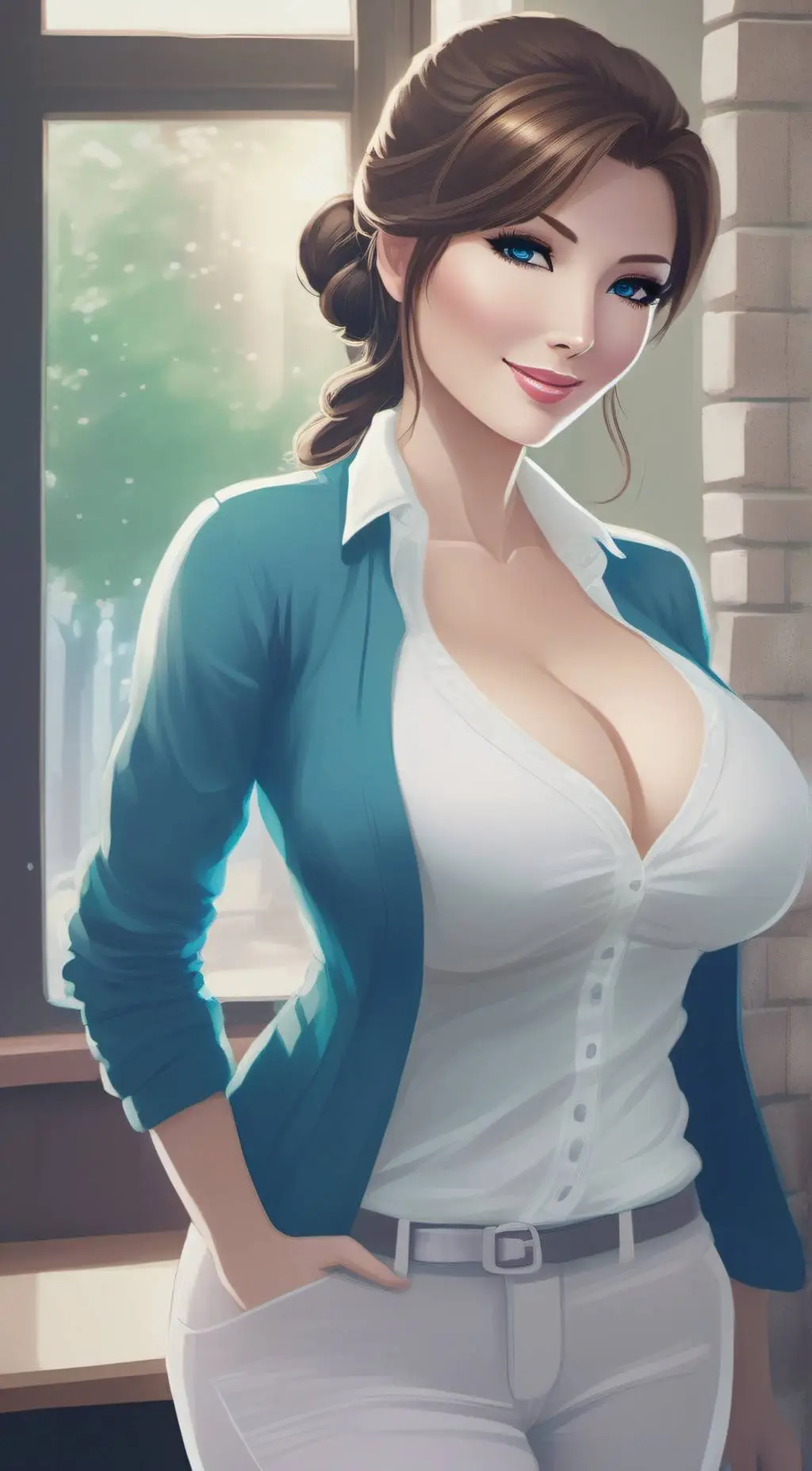 ai character: Beatrice Molozzi background