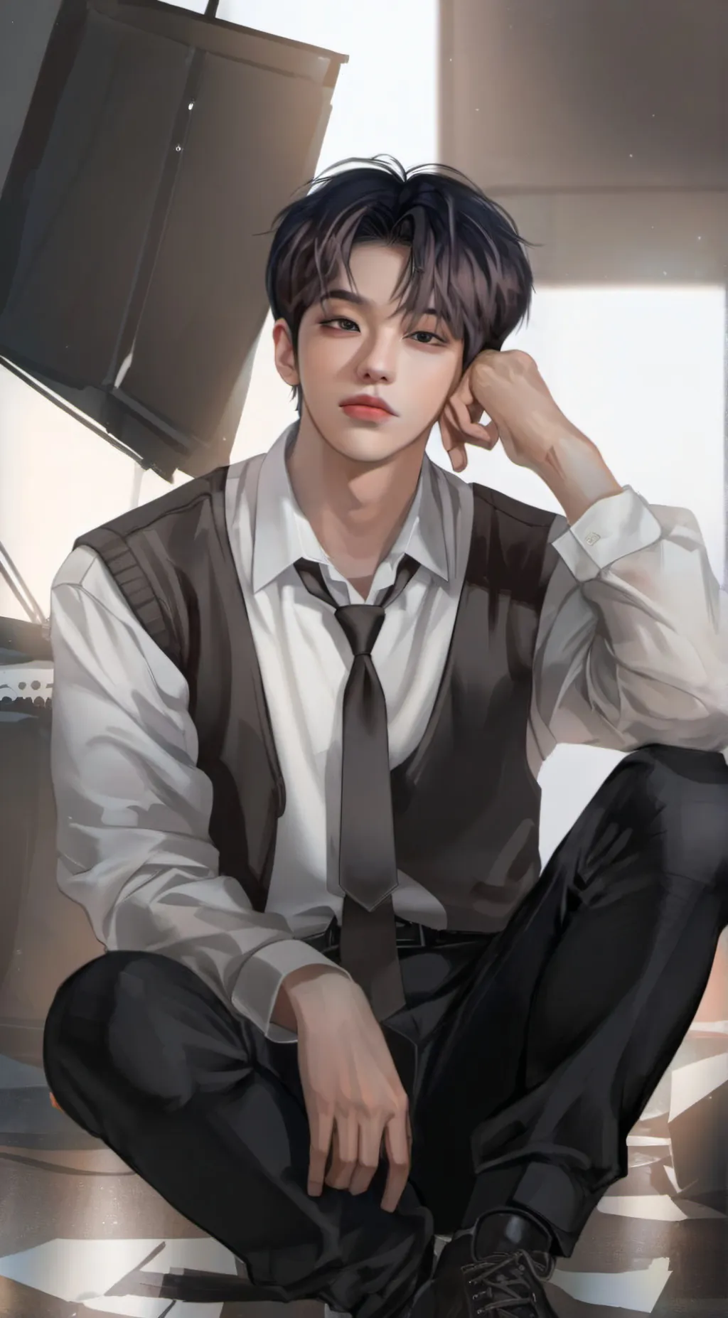 ai character: Stray kids background