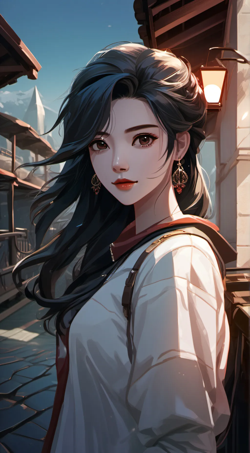 ai character: angel background