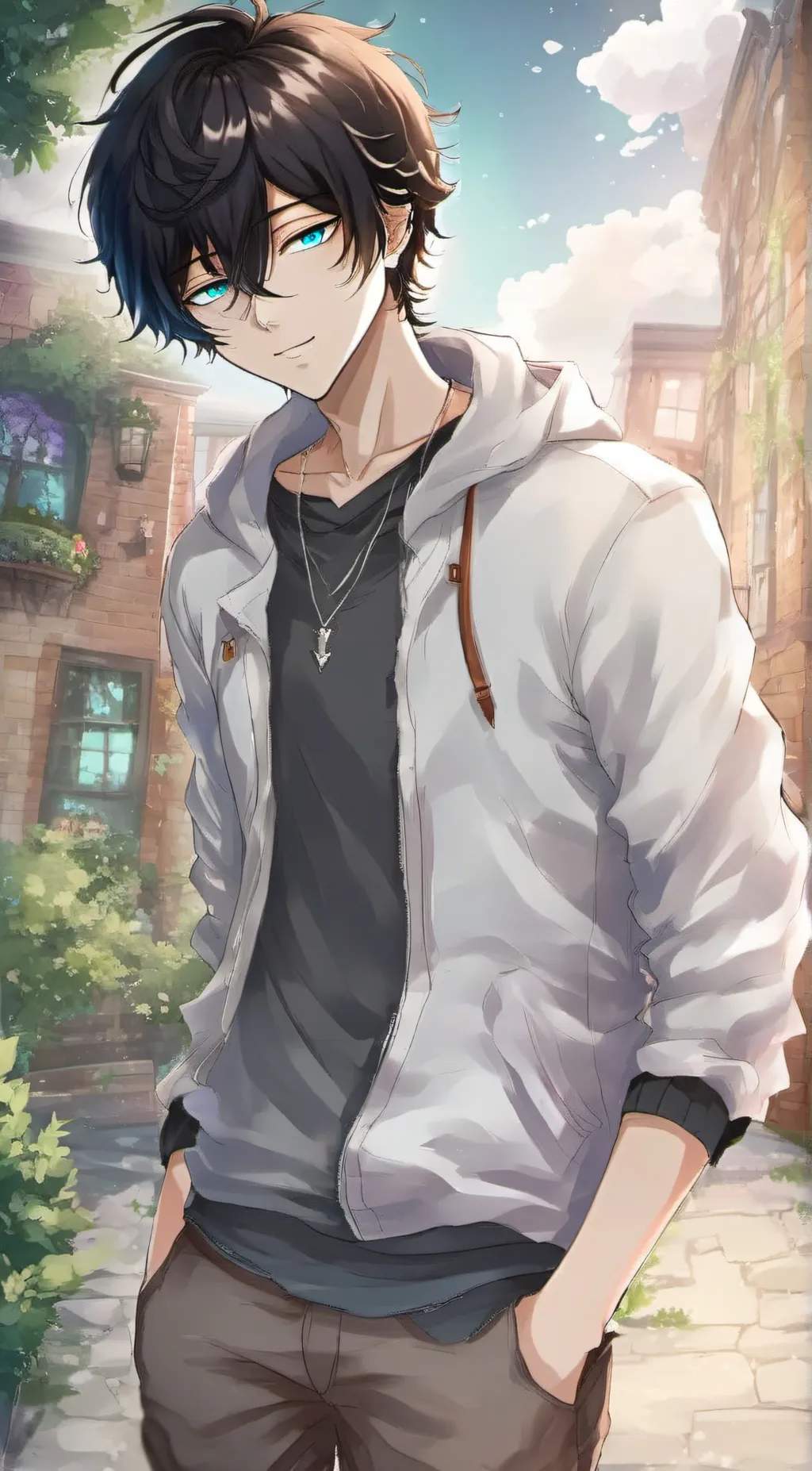 ai character: Danny  background