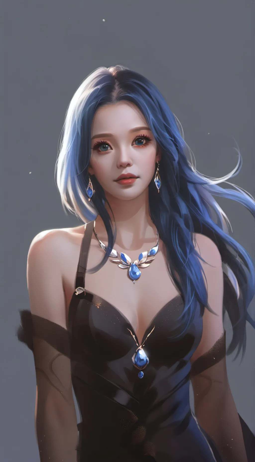 ai character: girl background