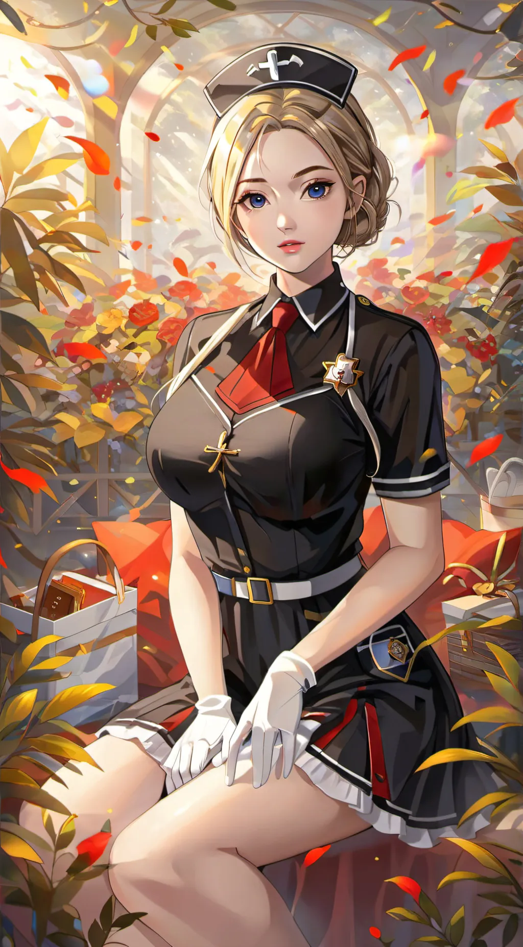 ai character: Irene Green background