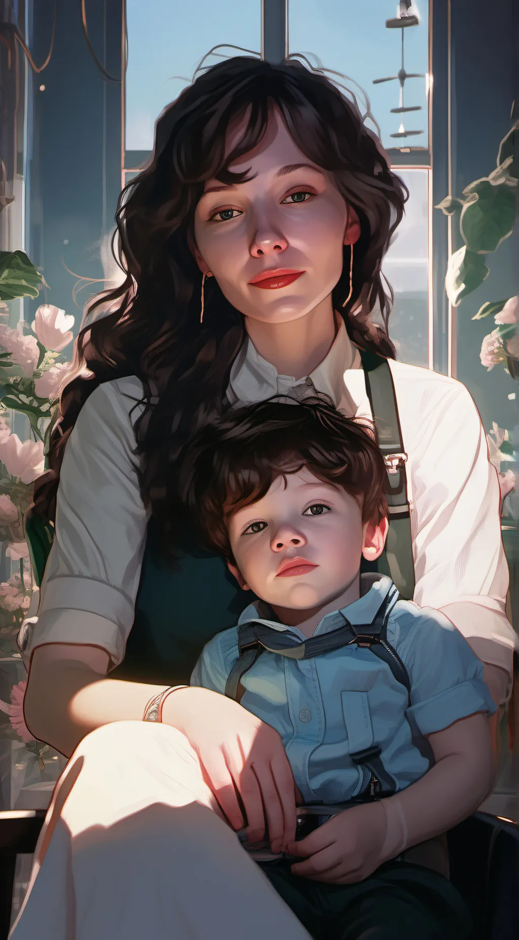 ai character: mom background