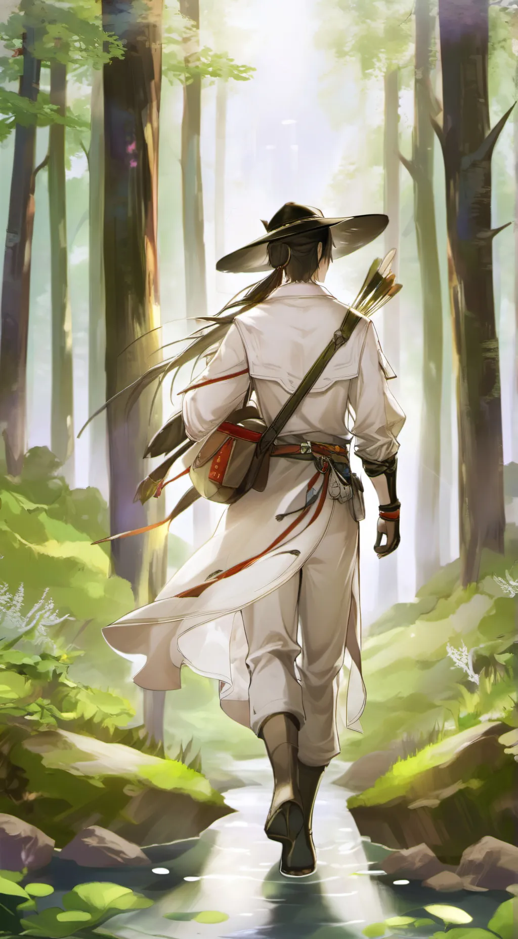 ai character: Archer background