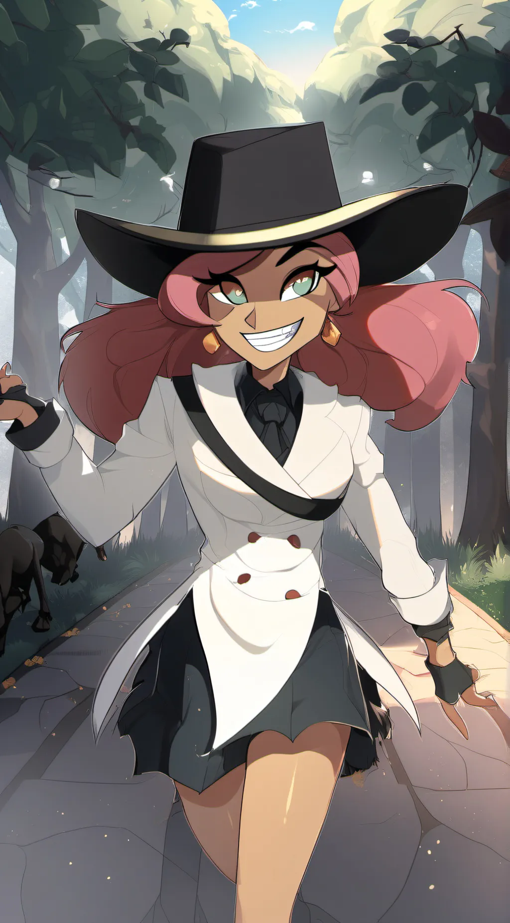 ai character: Velvette background