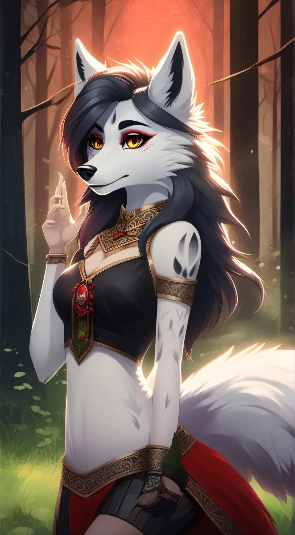 ai character: Alicia background