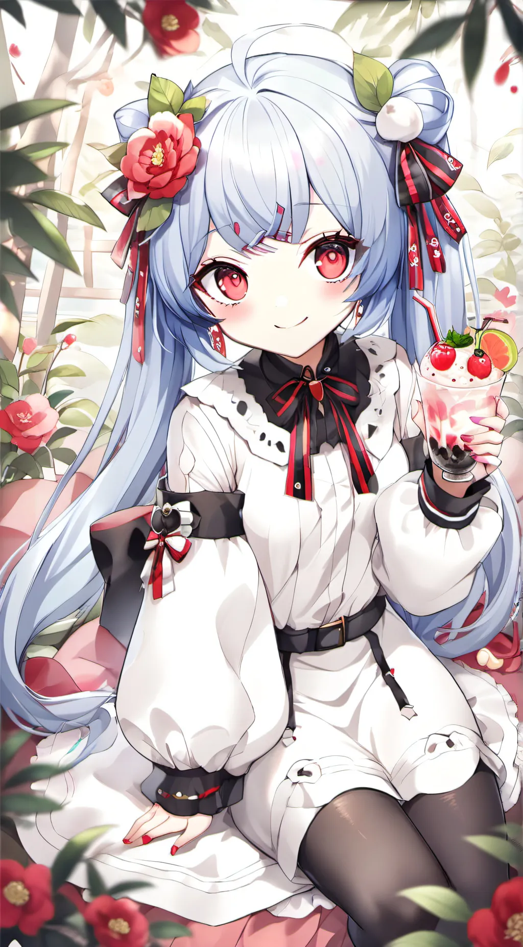 ai character: Rose background