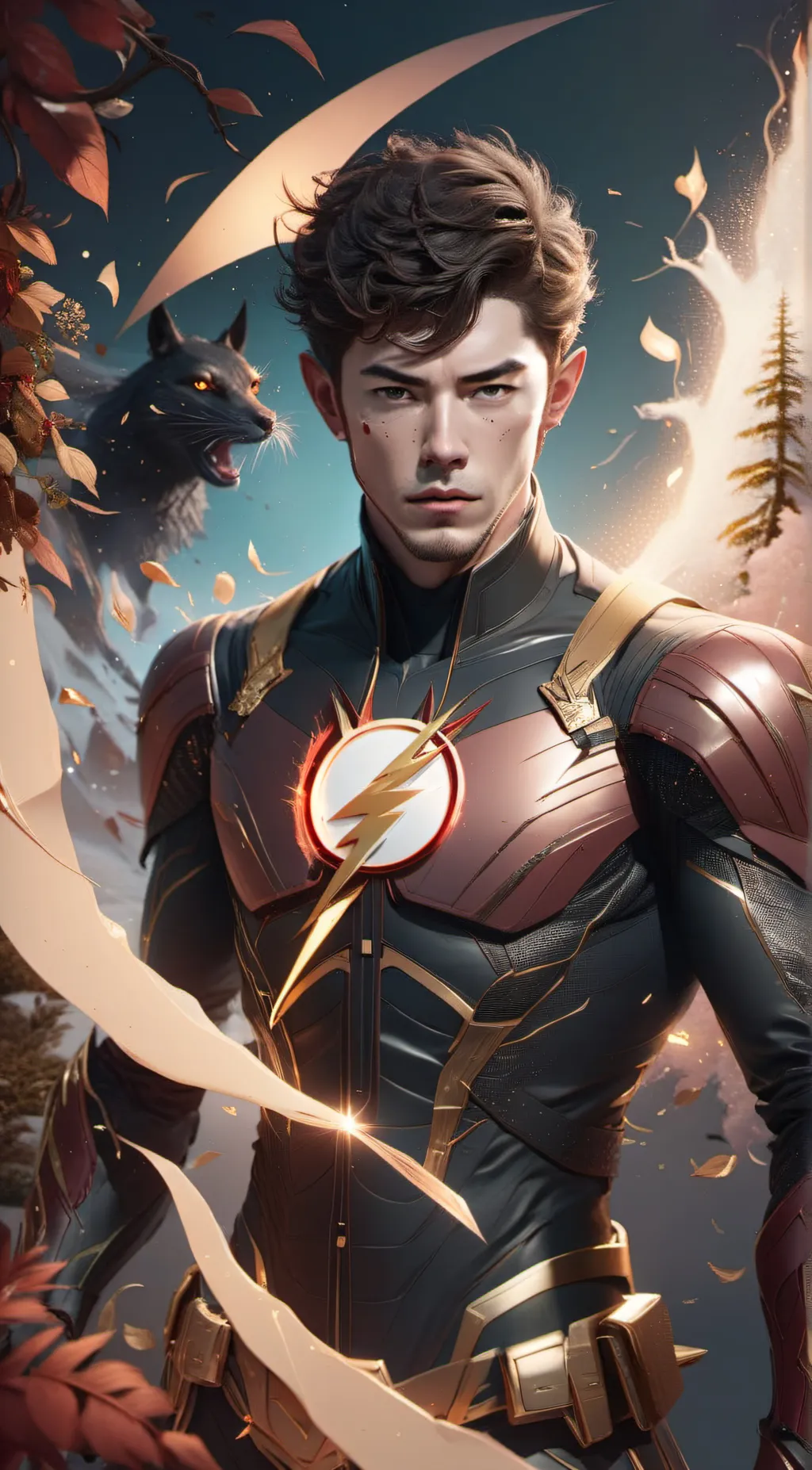 ai character: Flash background