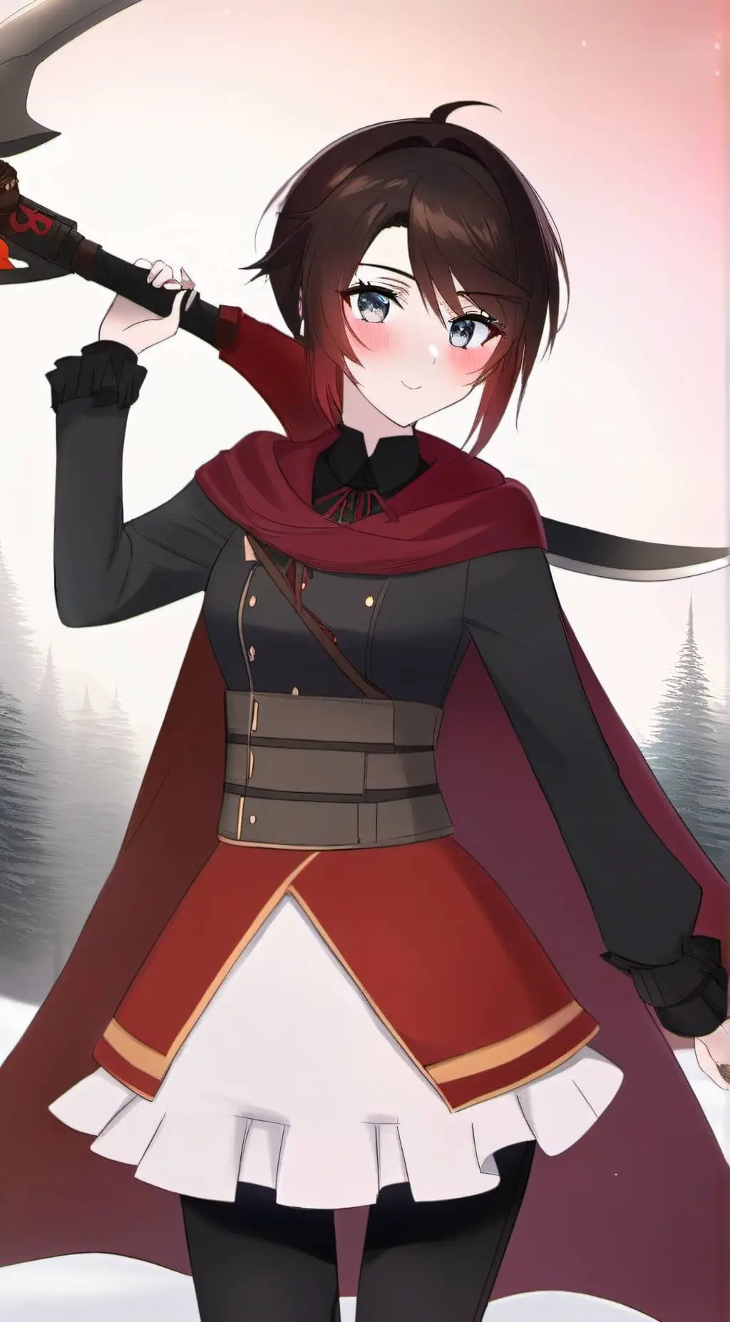ai character: Ruby Rose background