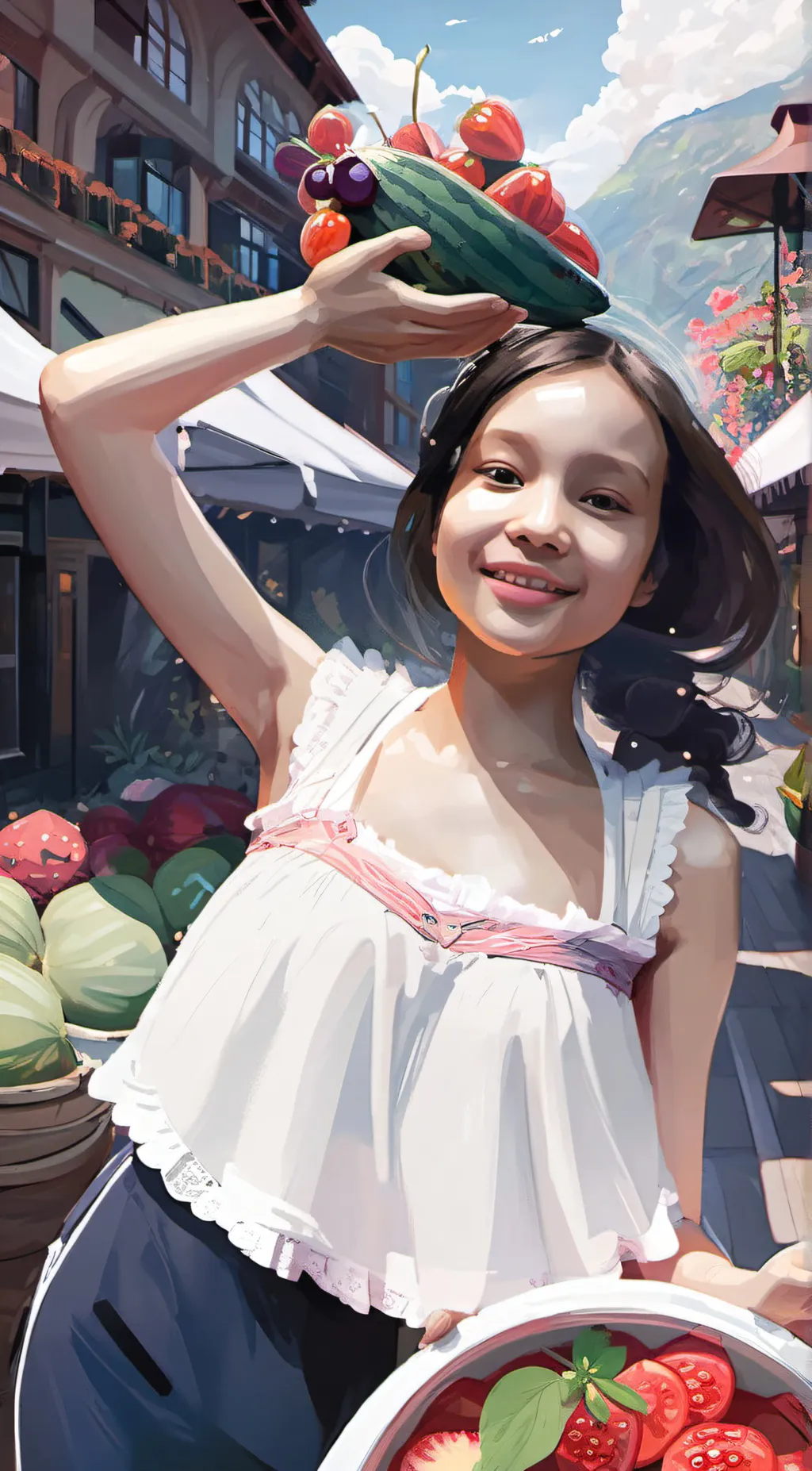 ai character: Kylie  background
