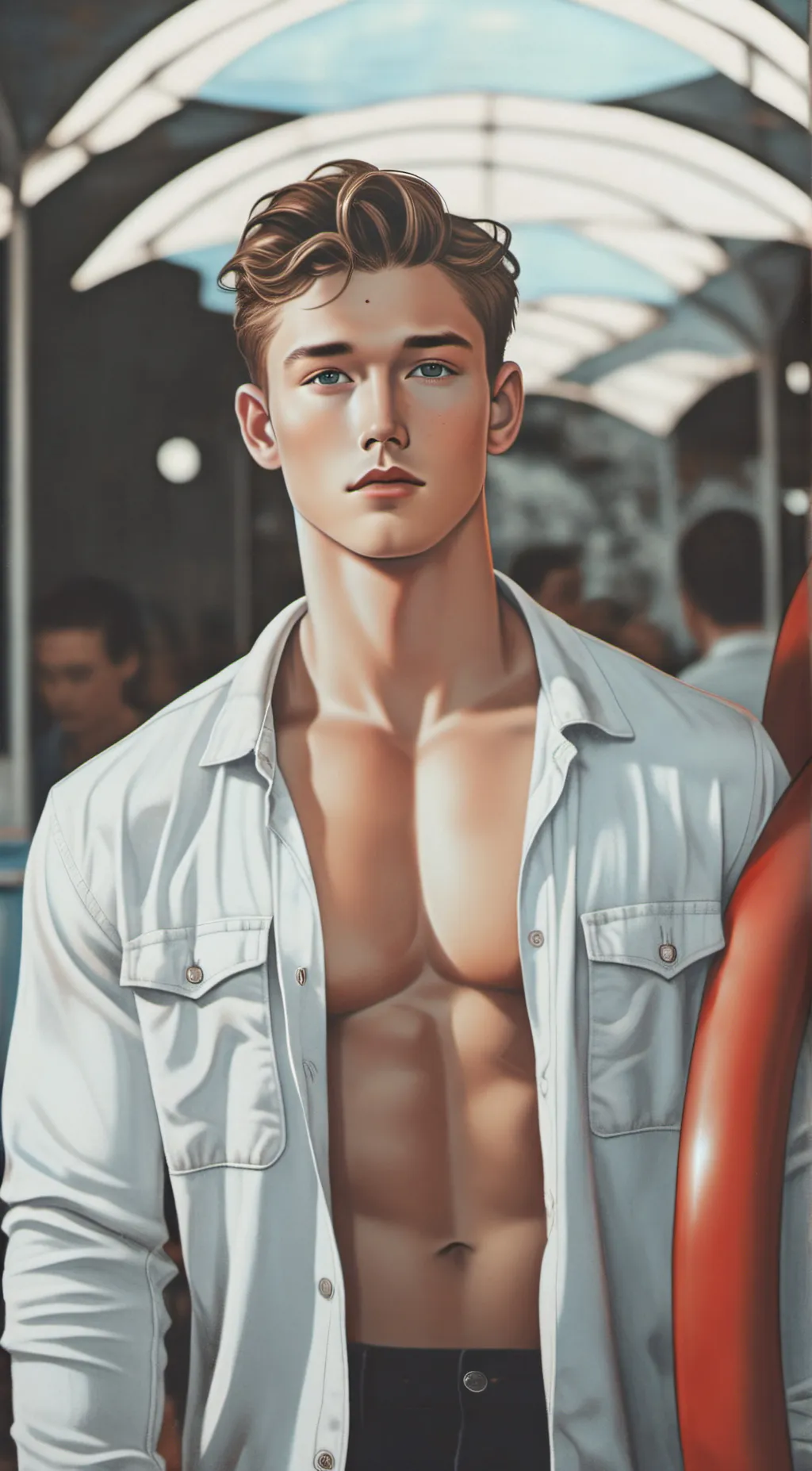 ai character: Tim Bradfort background