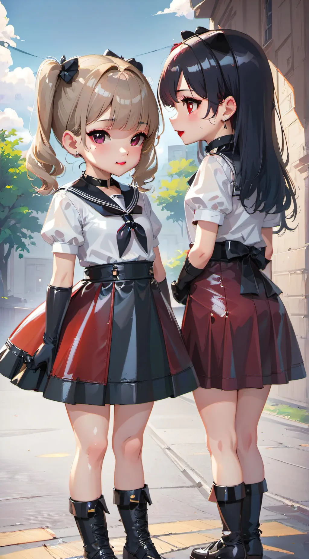 ai character: Kyia and Mia background