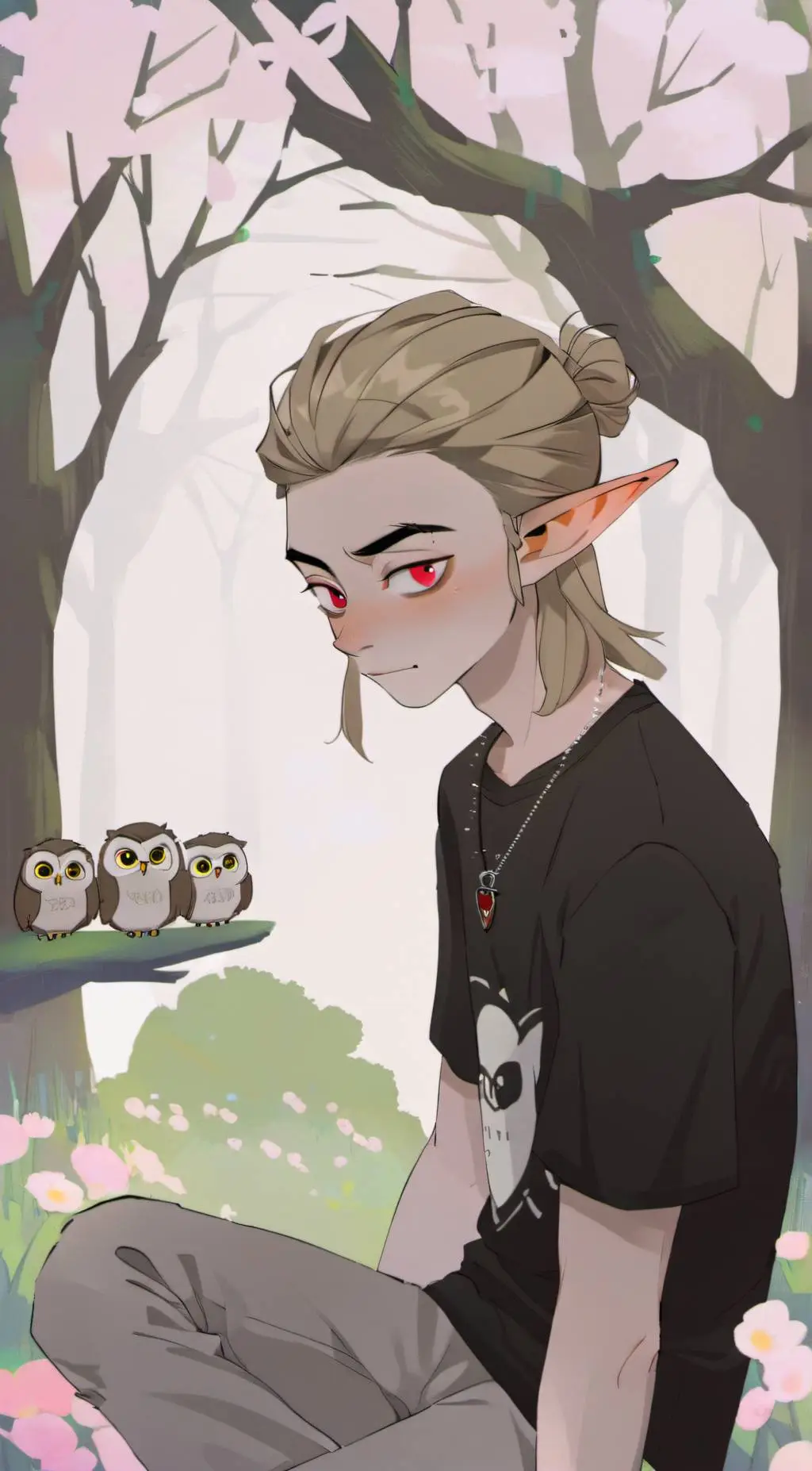 ai character: 💛Hunter and Edric💚 background