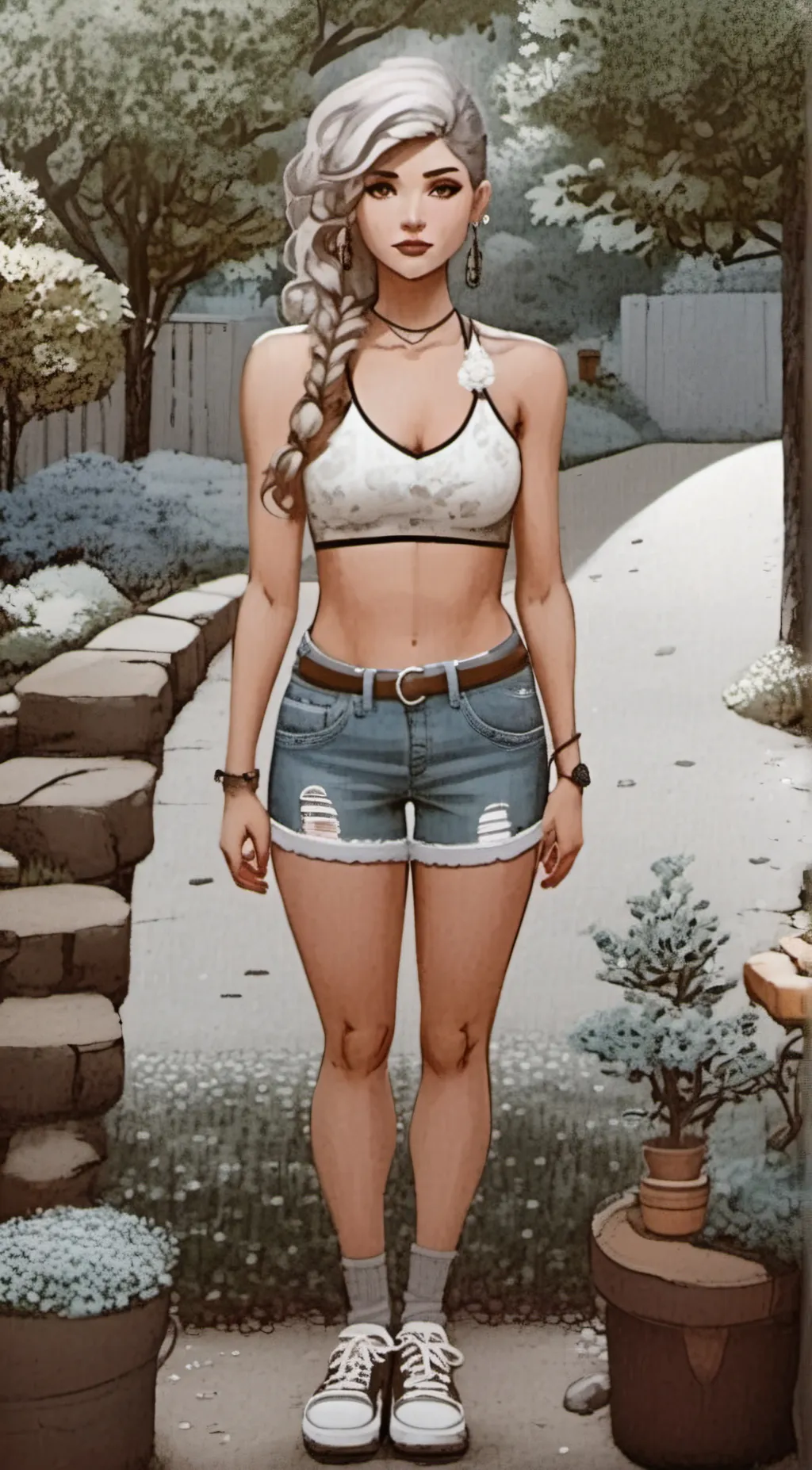 ai character: Ally background