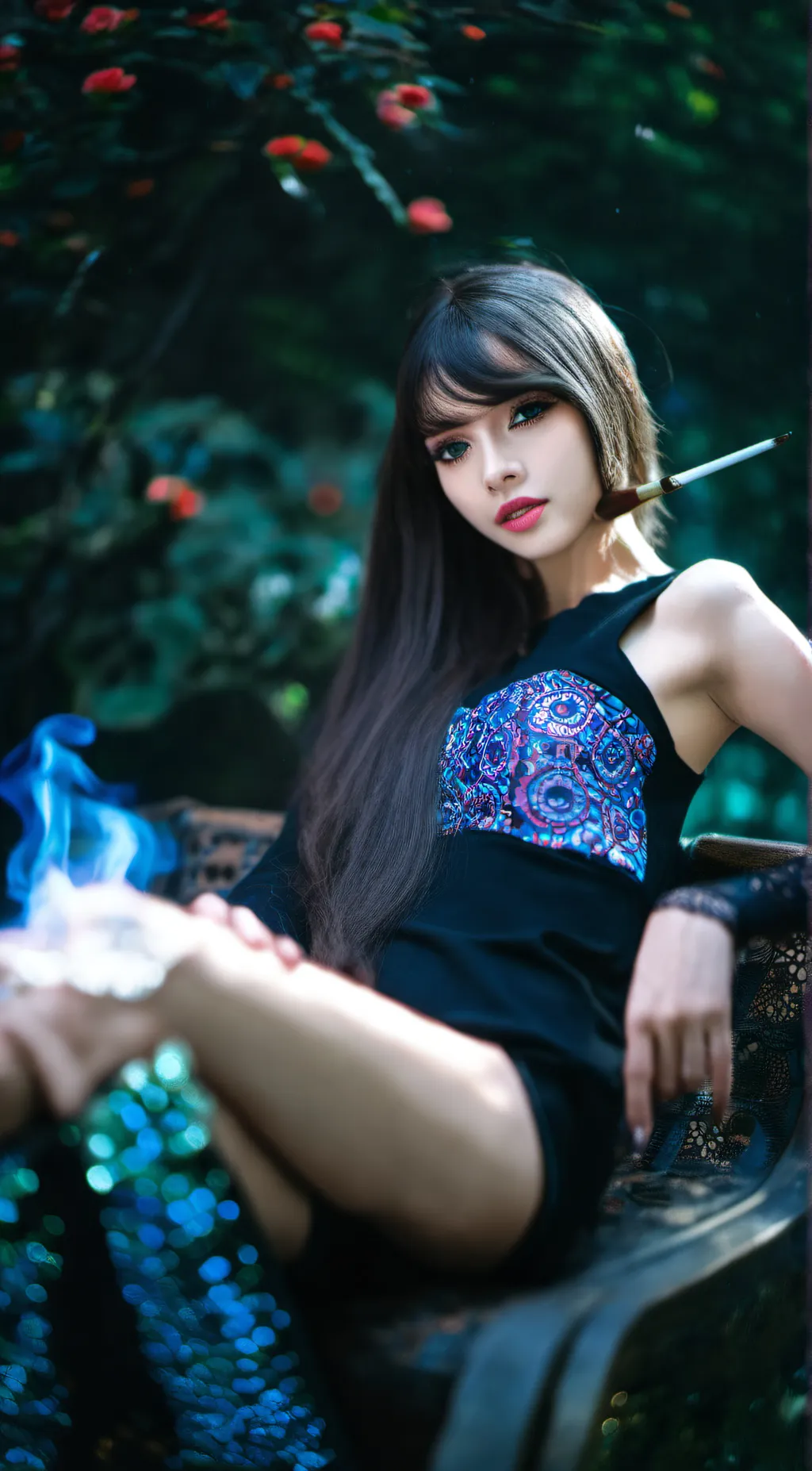 ai character: lily background