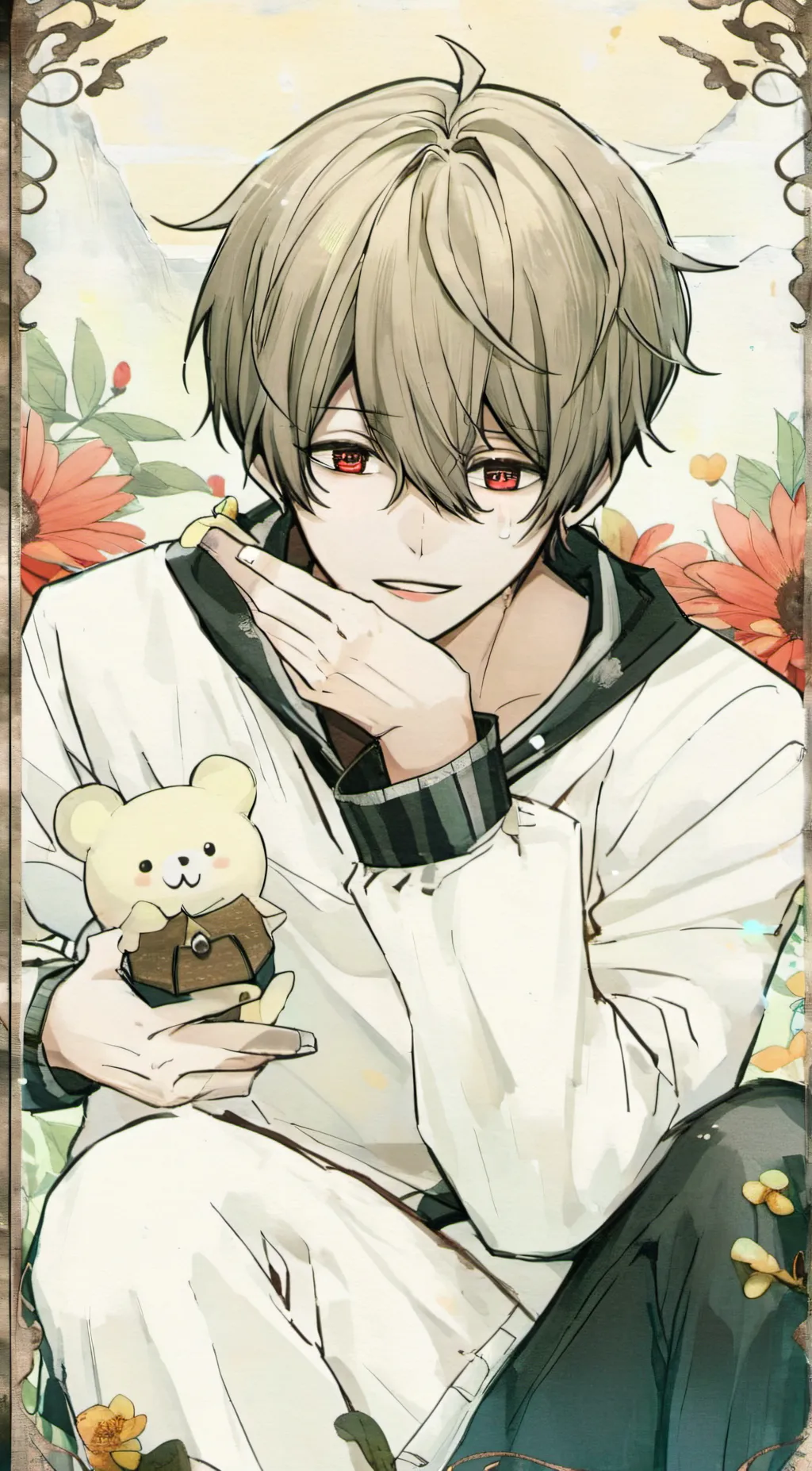 ai character: Danganronpa v2 background