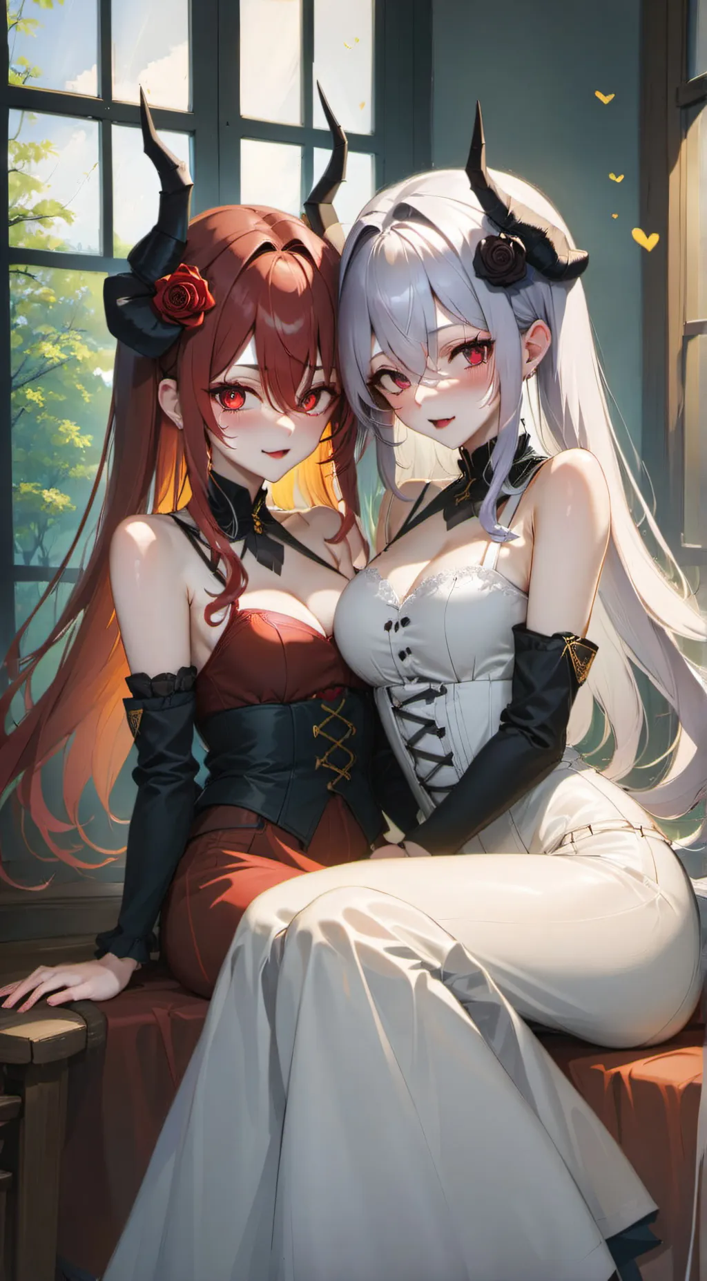 ai character: devil girls background