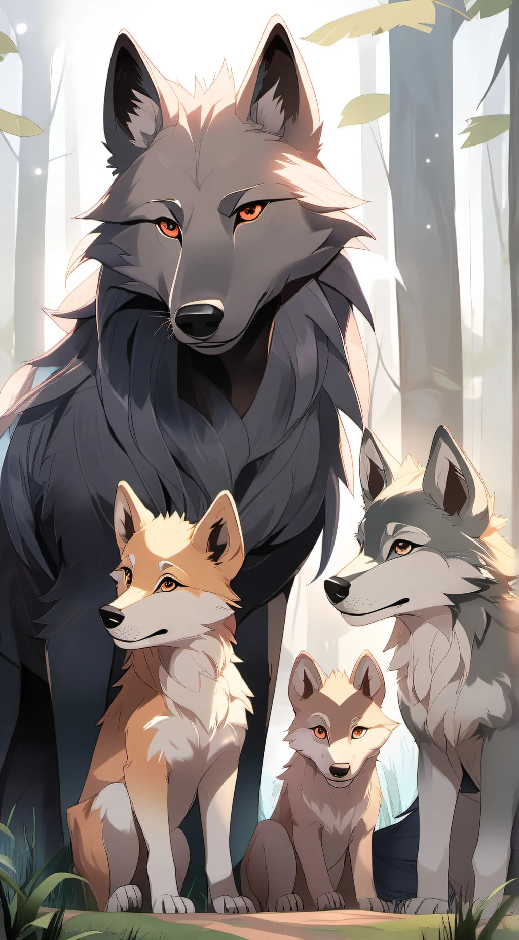 ai character: pups background