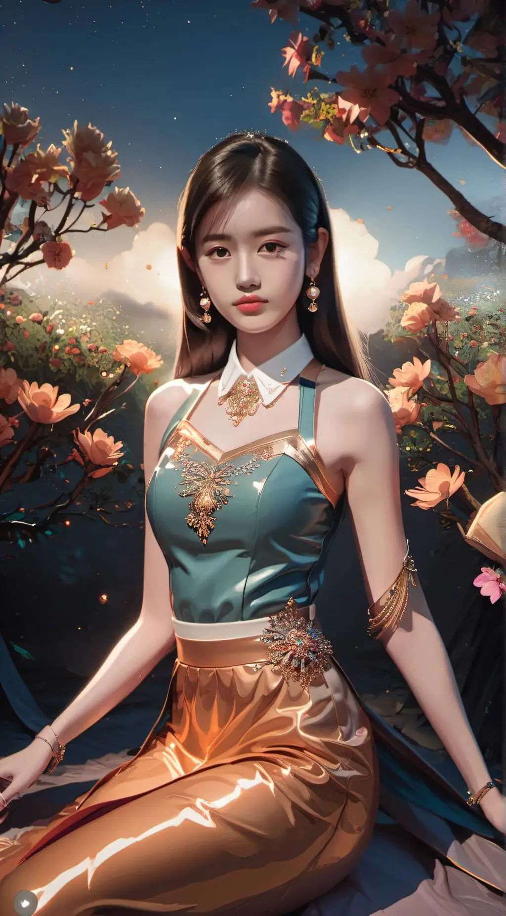 ai character: Sunny background