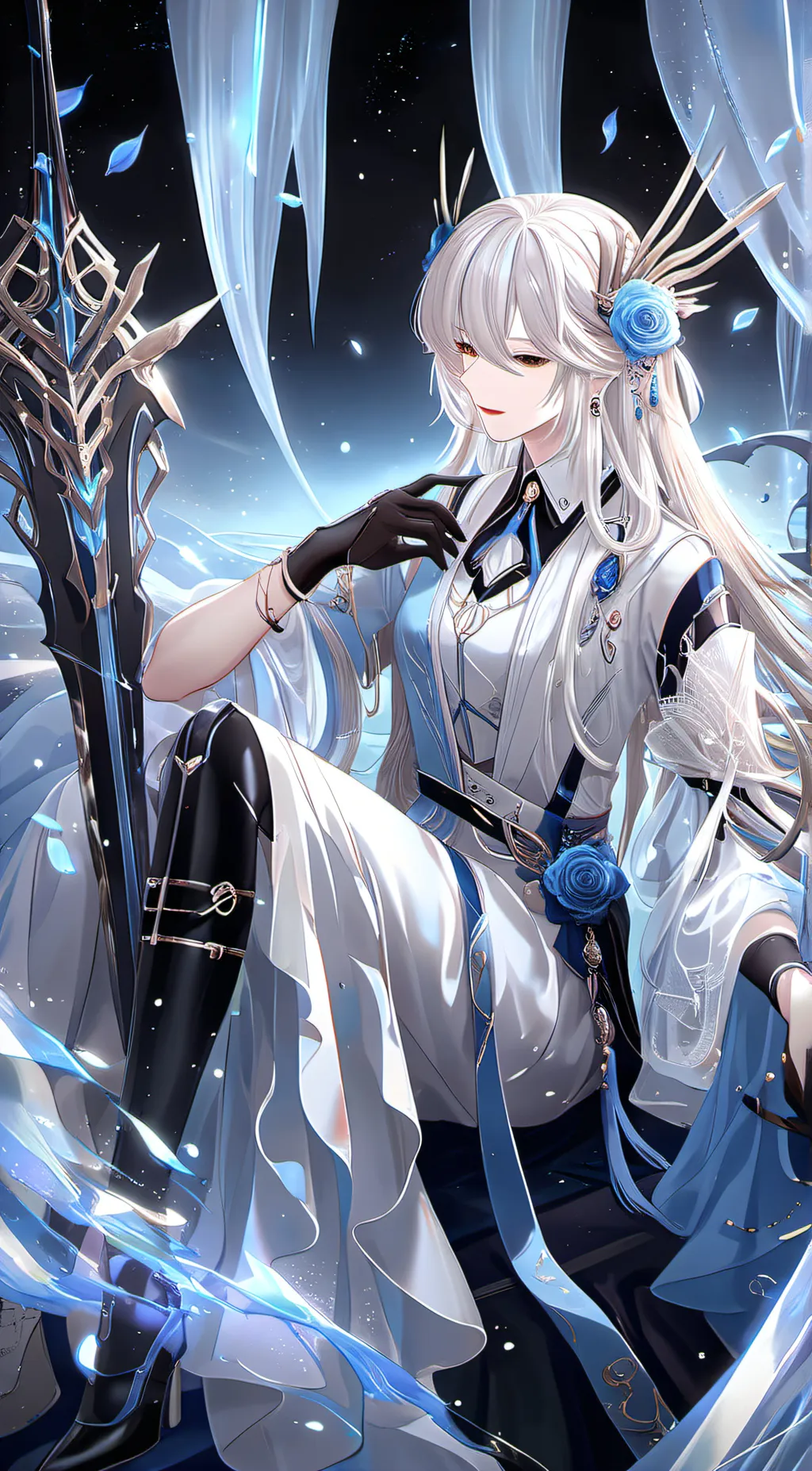 ai character: julia  background