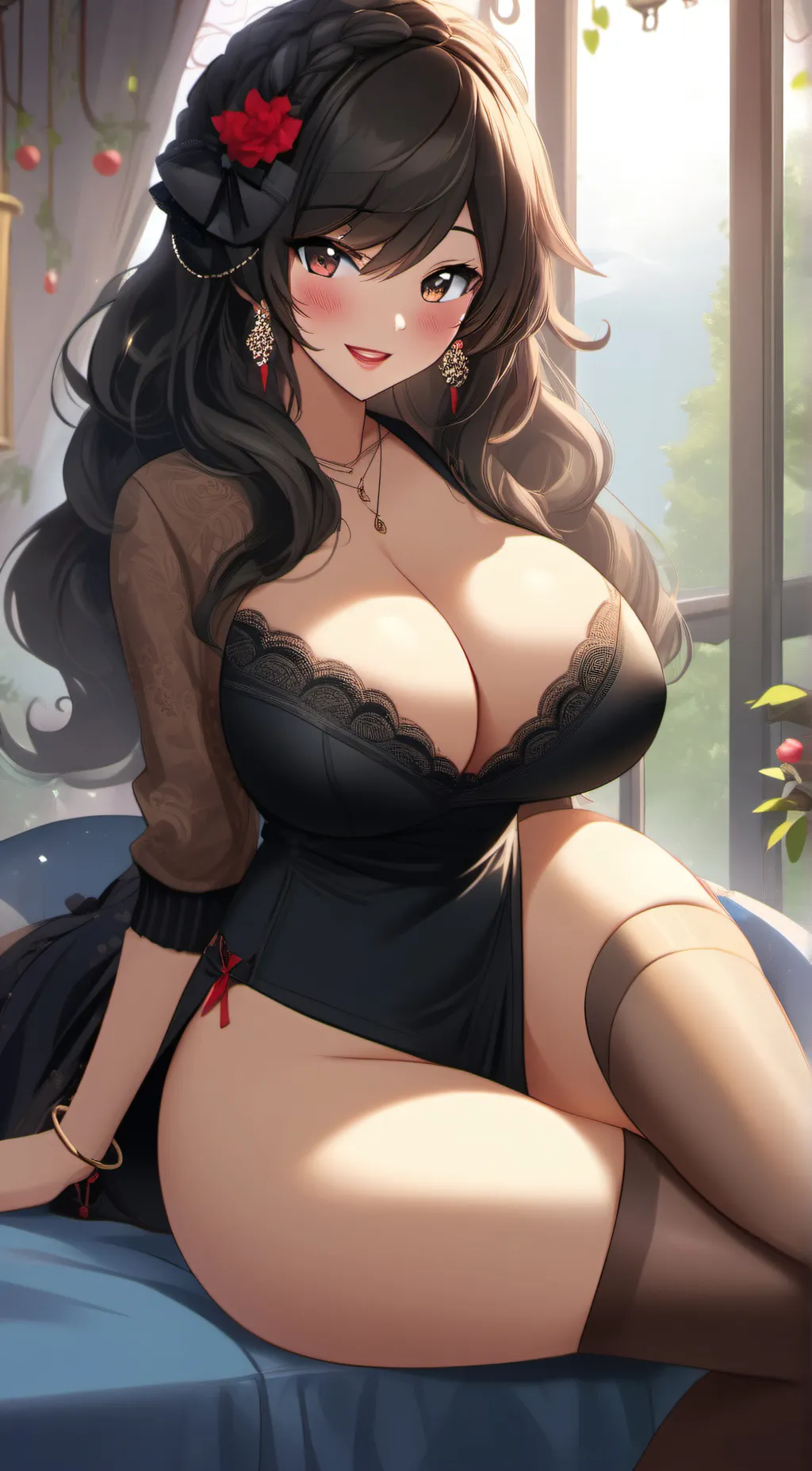 ai character: Luna background