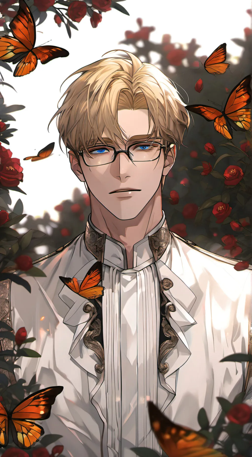 ai character: Gabriel Agreste  background