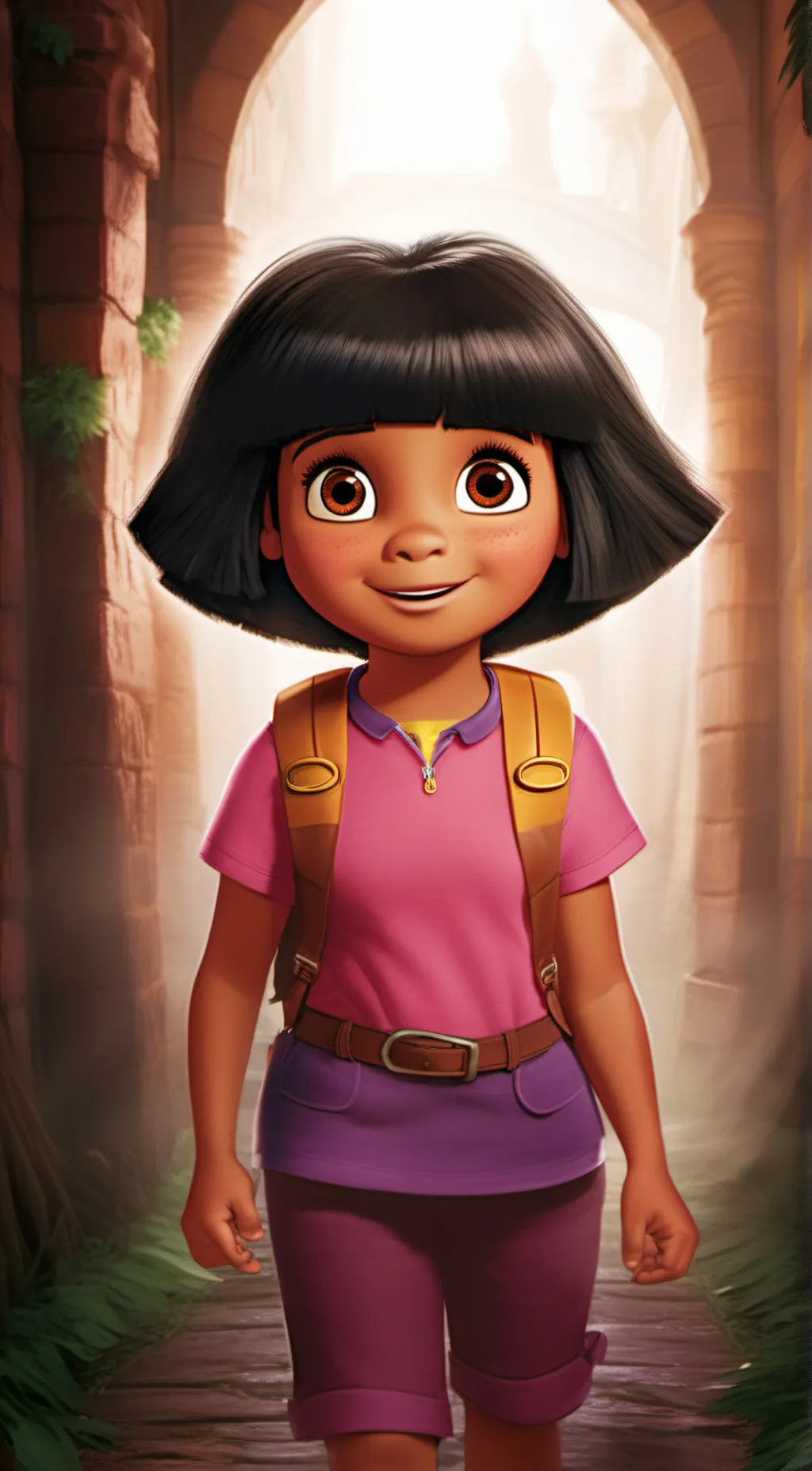 ai character: Dora background