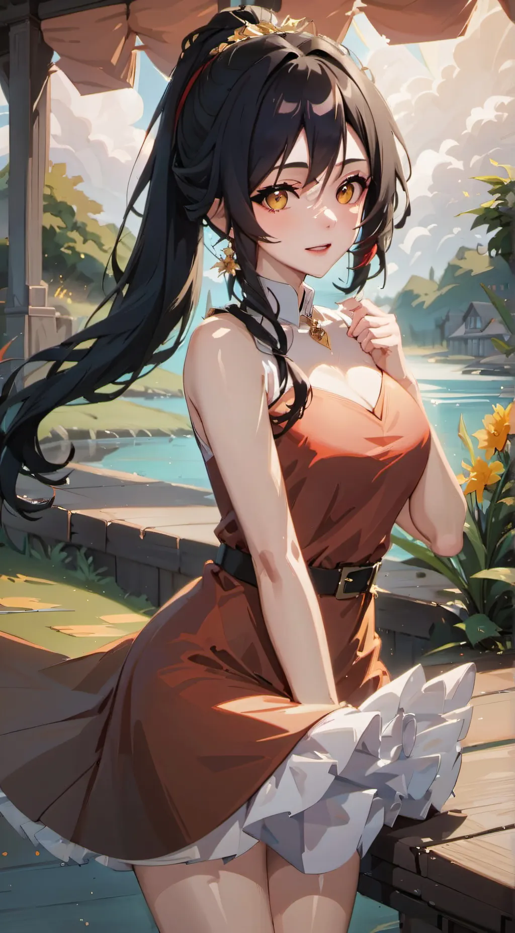 ai character: luna background